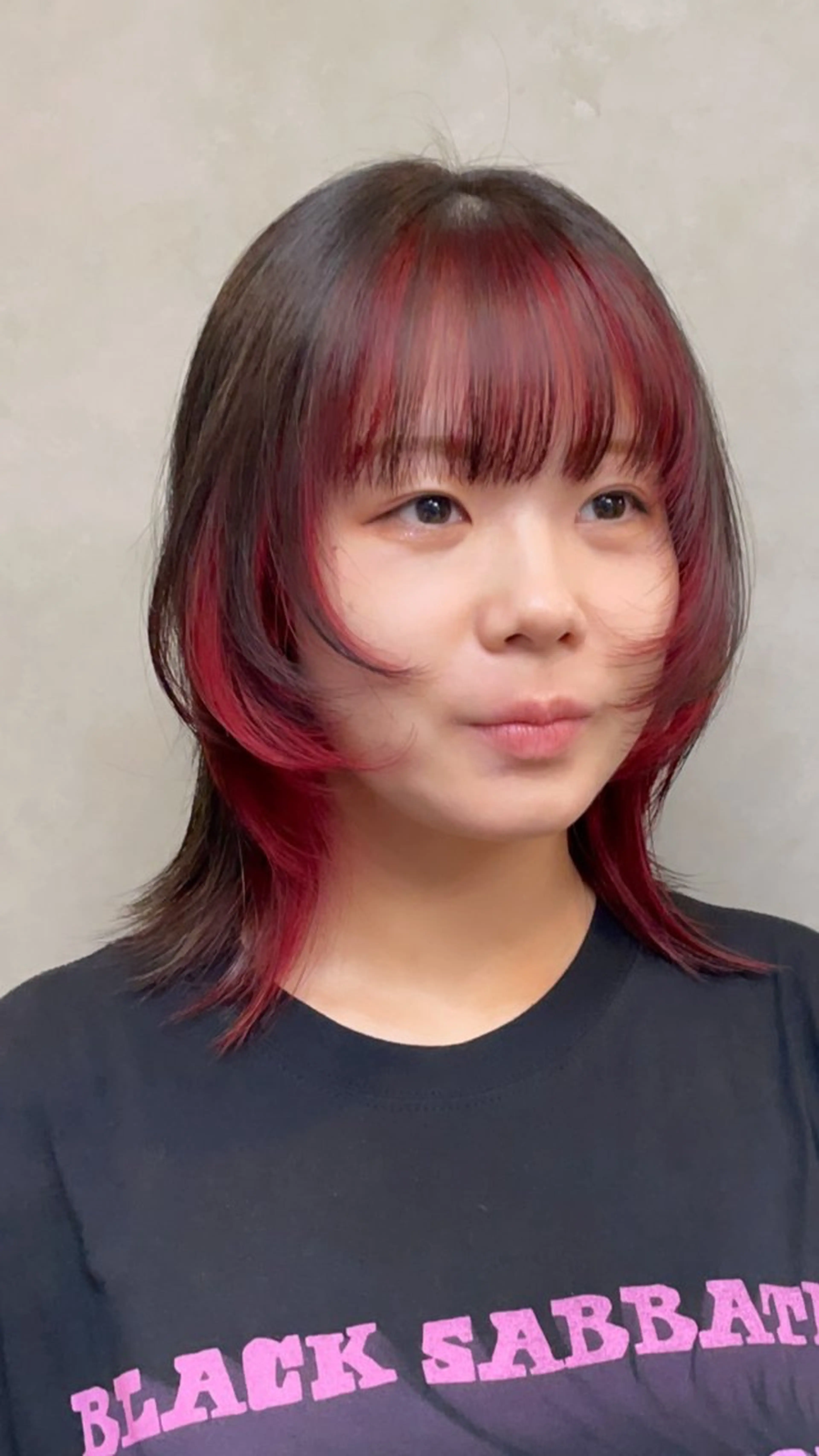 ショート カラー インナーカラー 顔周りカット ウルフカット 博多ブリーチ /Ririkaのヘアスタイル