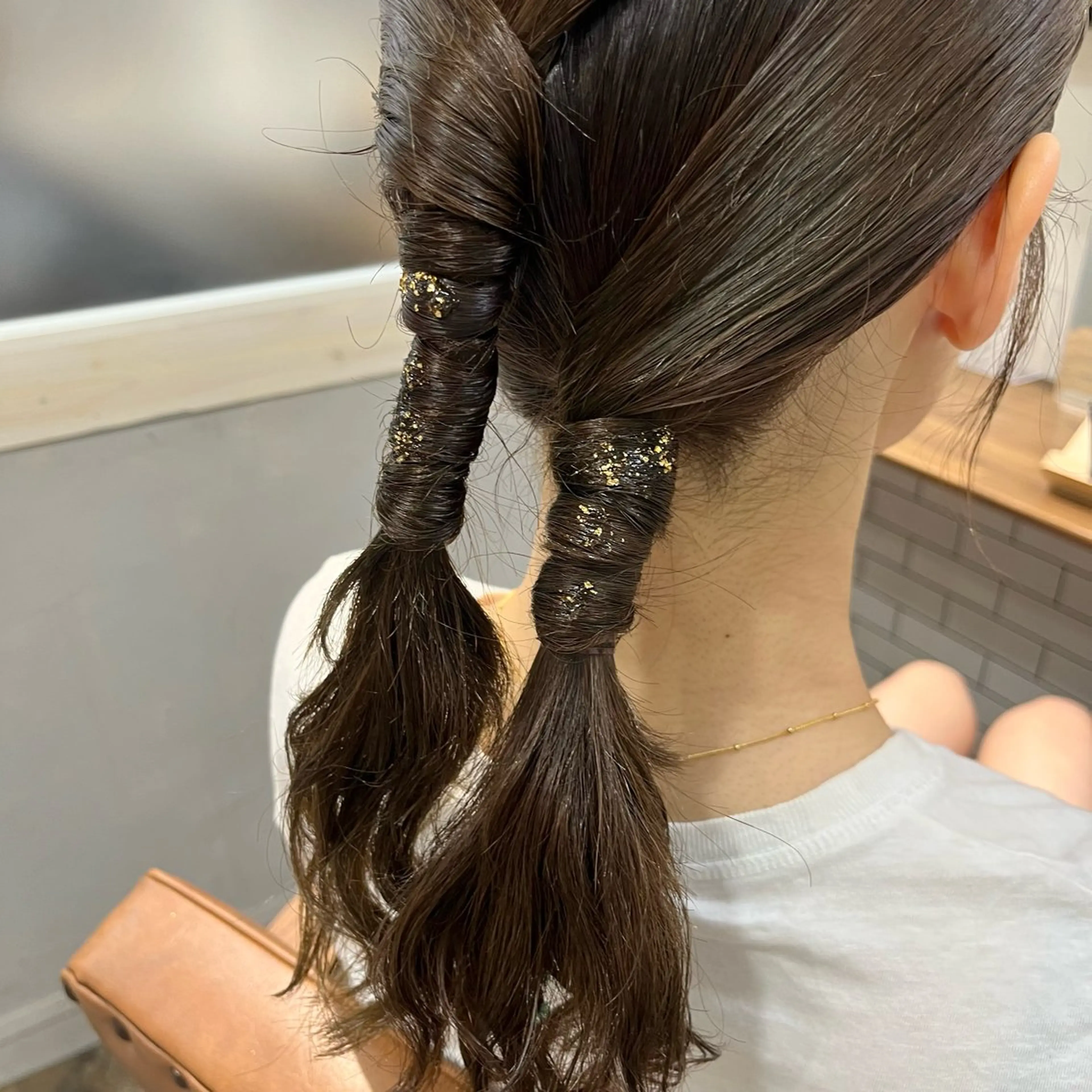 ミディアム ヘアアレンジ 🫧tomoka 透明感カラー🫧のヘアスタイル