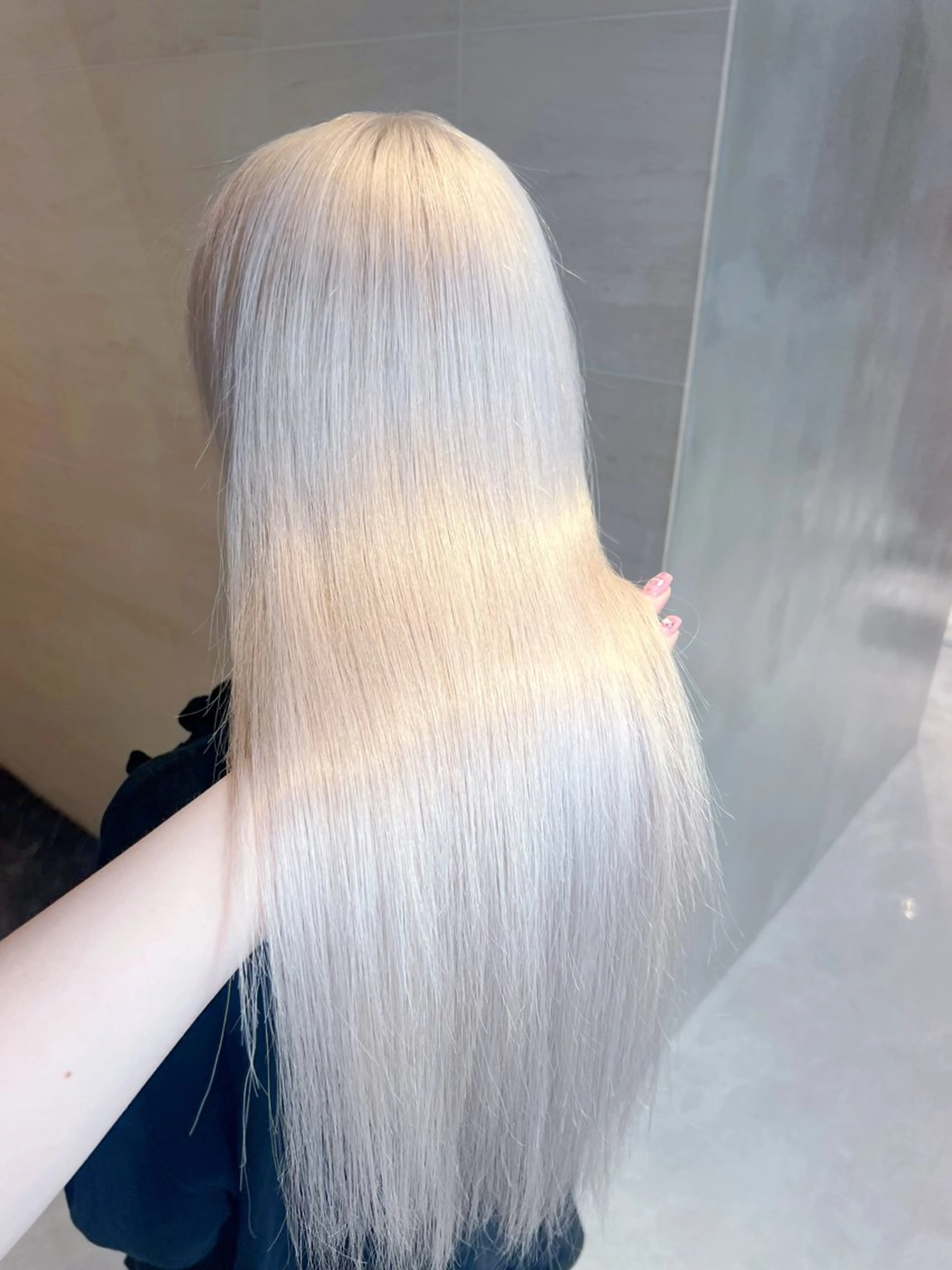 ロング ヘアカラー トリートメント ナナ♡レイヤーカット ♡似合わせカラーのヘアスタイル