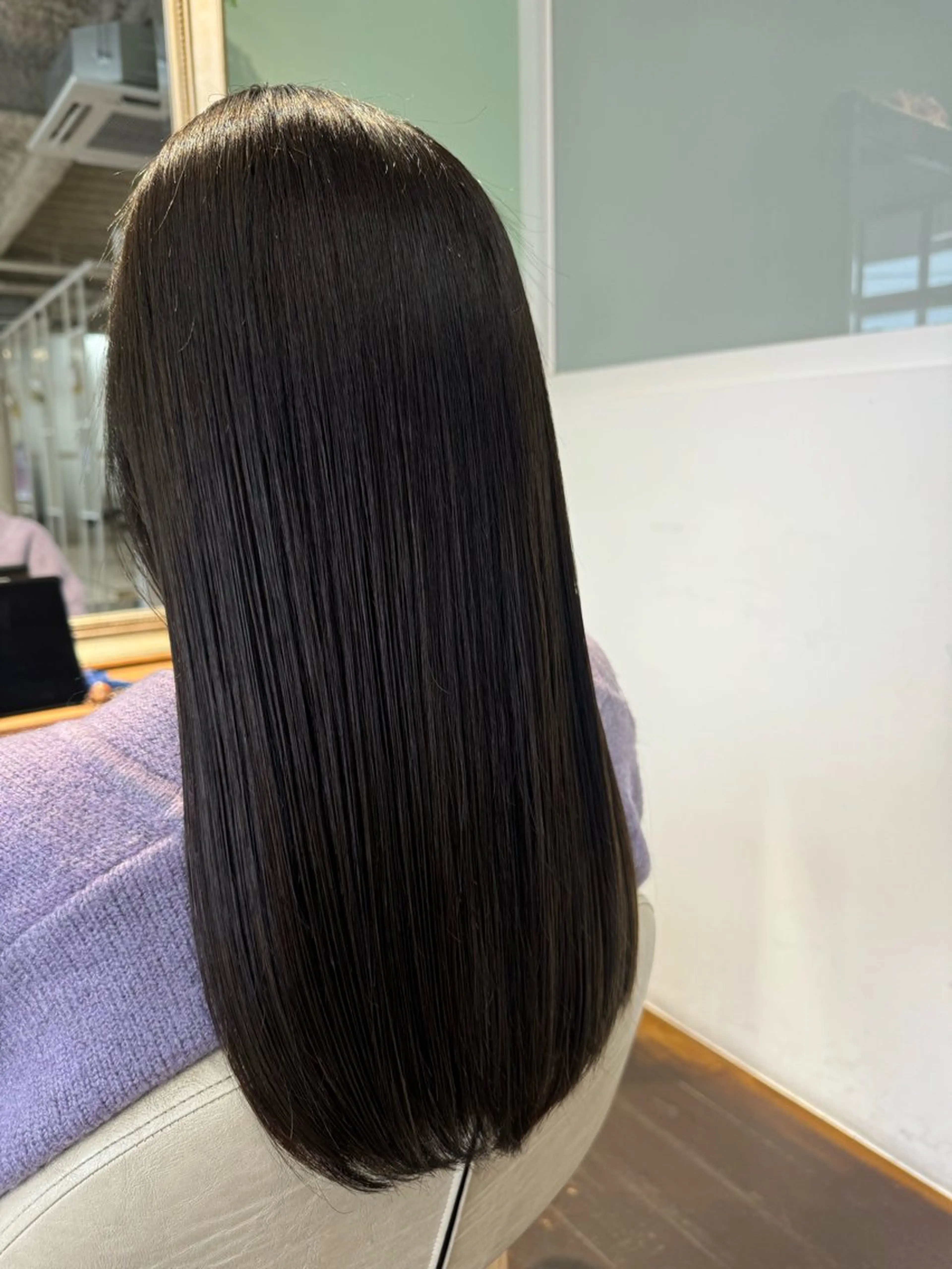 ロング ヘアカラー トリートメント 鎌田 美紗希のヘアスタイル