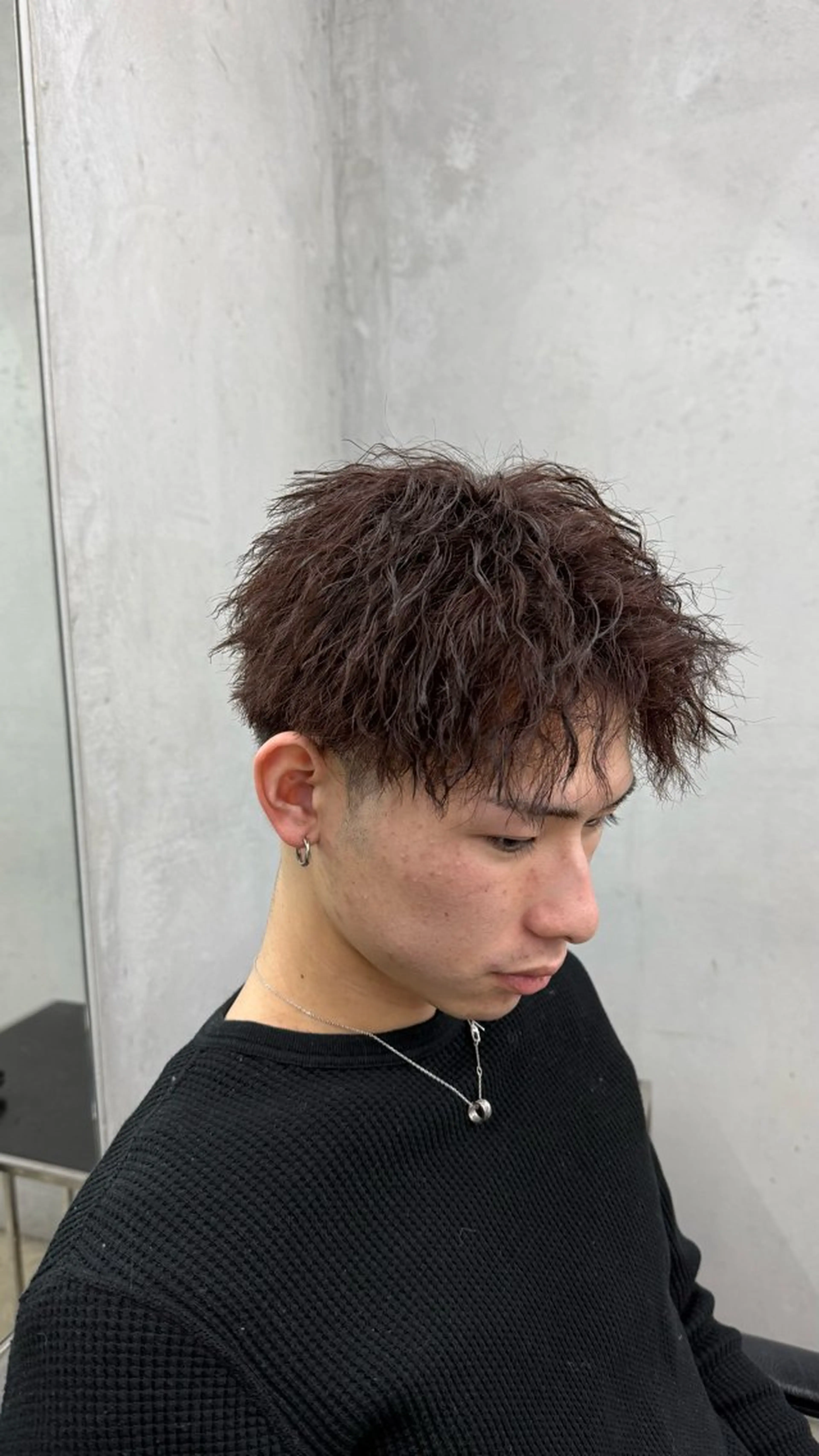 カラー パーマ メンズ 田中 辰弥のヘアスタイル