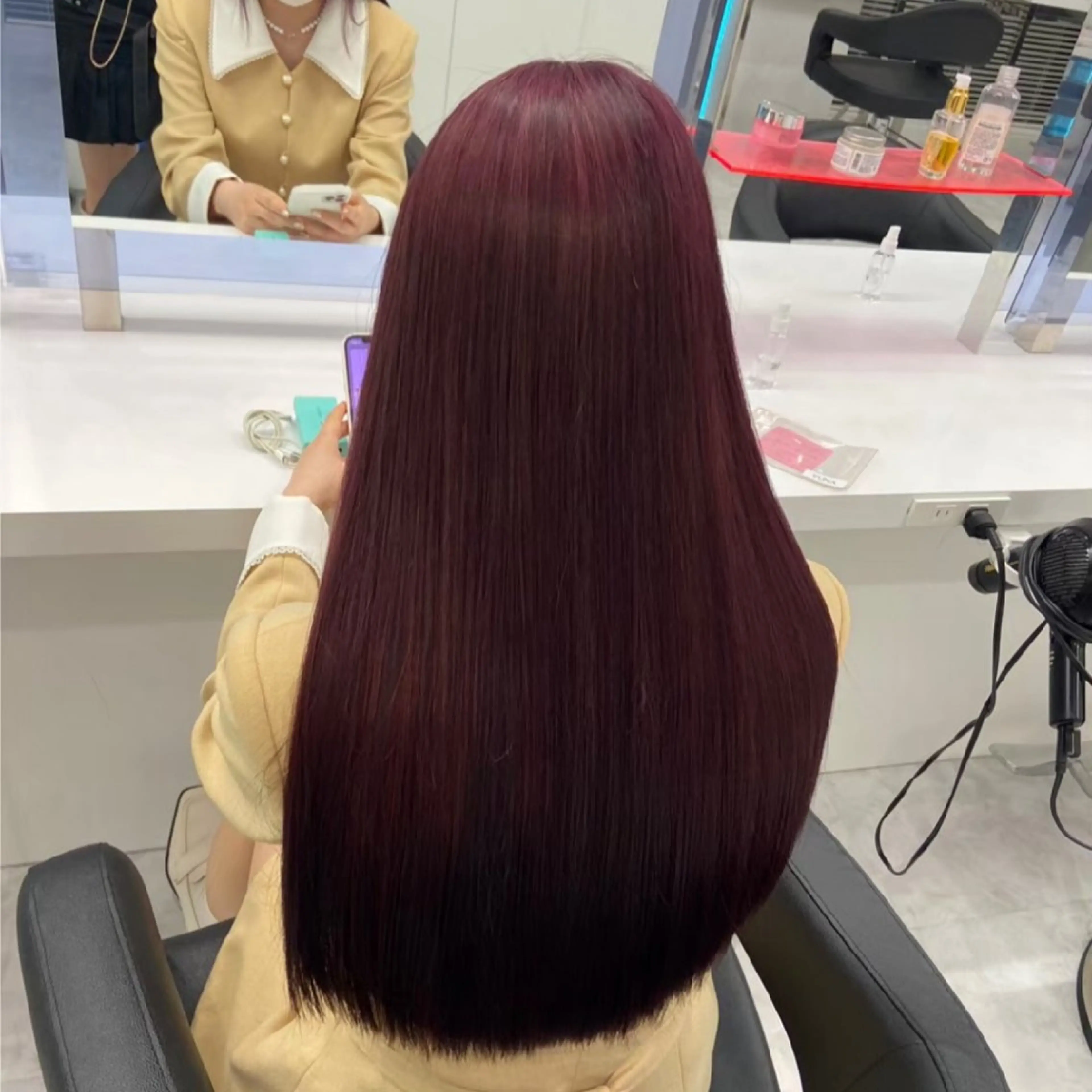 カラー ヘアアレンジ ロング ブラウンカラー 透明感カラー オレンジ ピンクカラー ロング 銀座/ショート/ メンズ/HINOKIのヘアスタイル