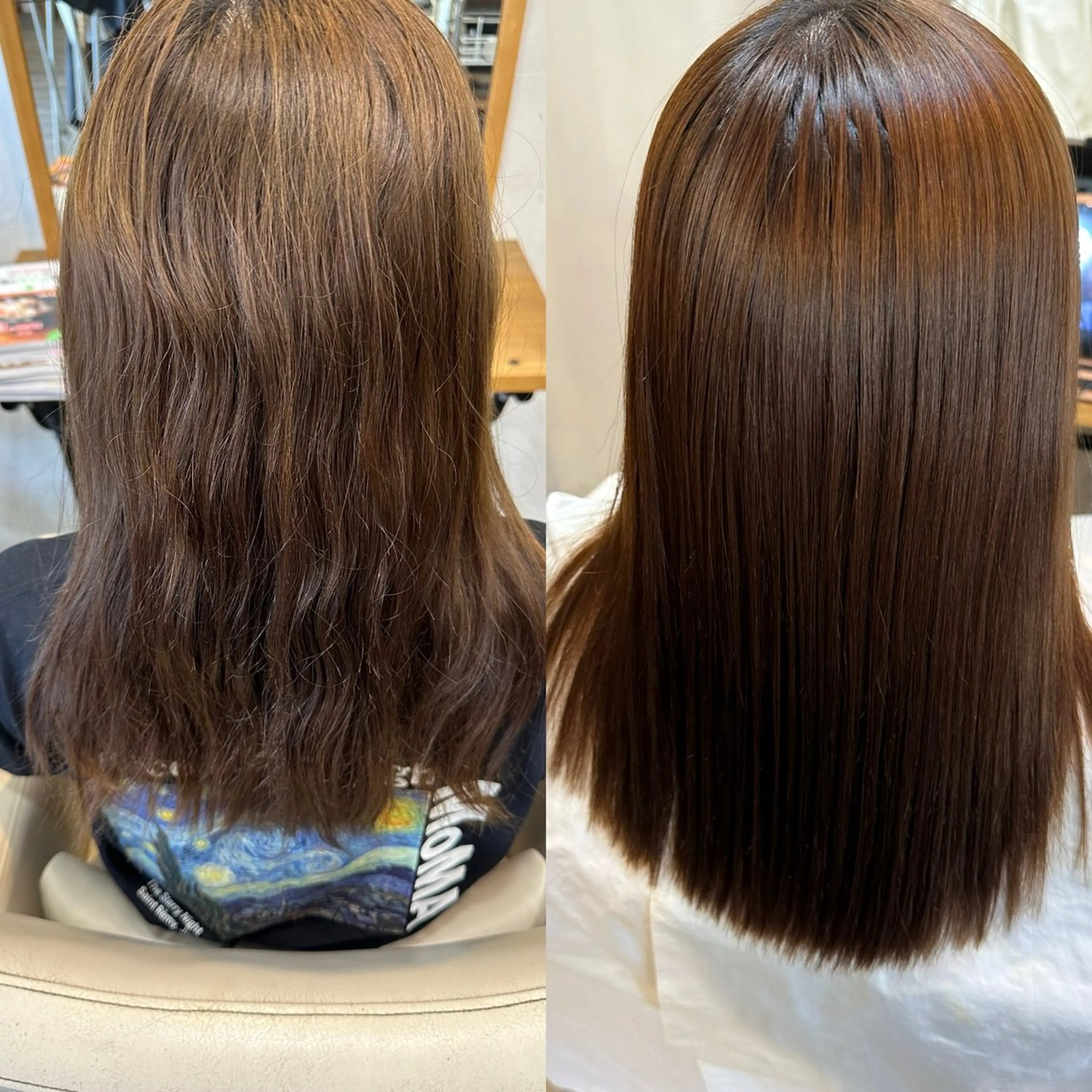 ロング パーマ カット 縮毛矯正 トリートメント 縮毛矯正/山根勇平 /完全マンツーマンのヘアスタイル