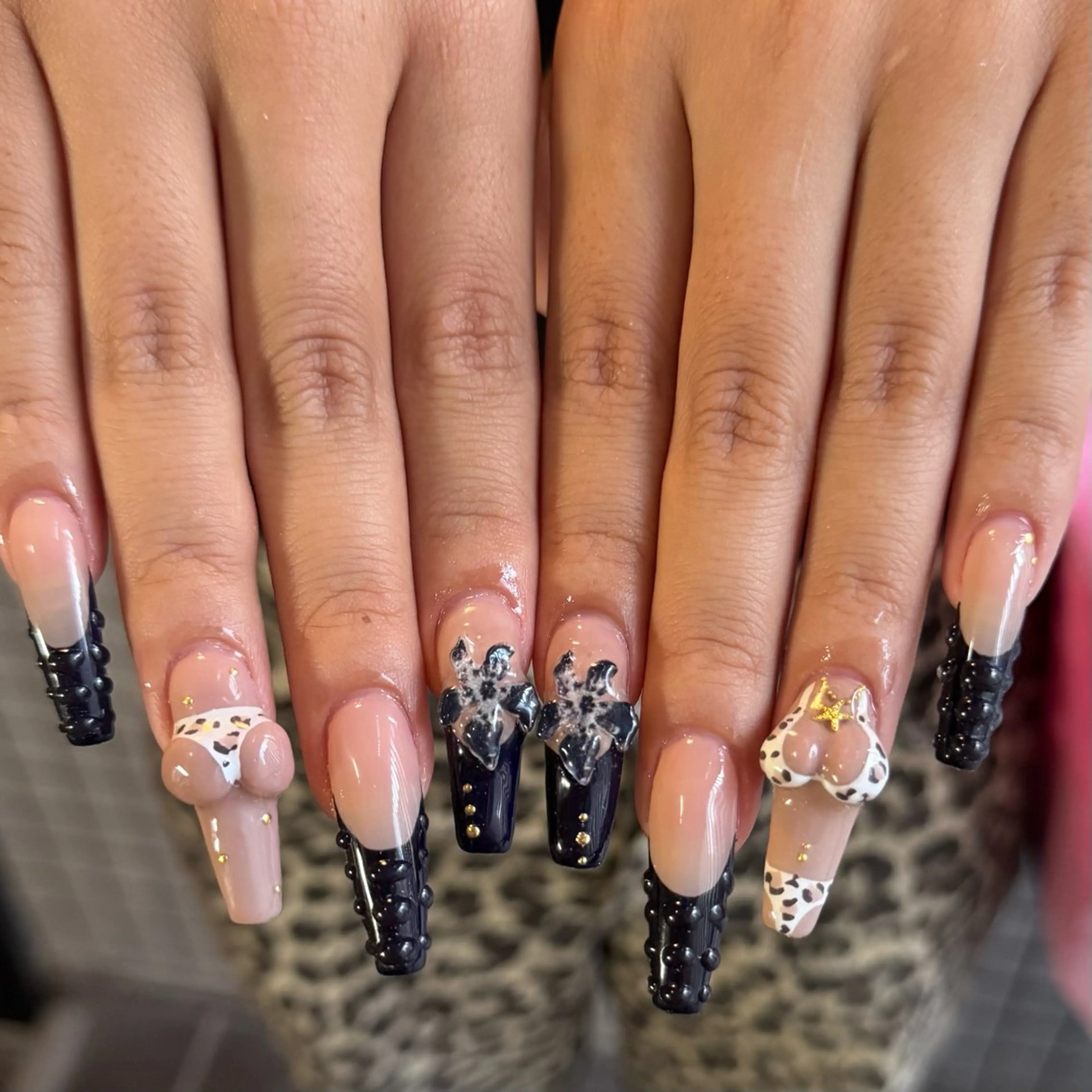 ロング 小川 柚香のネイルデザイン