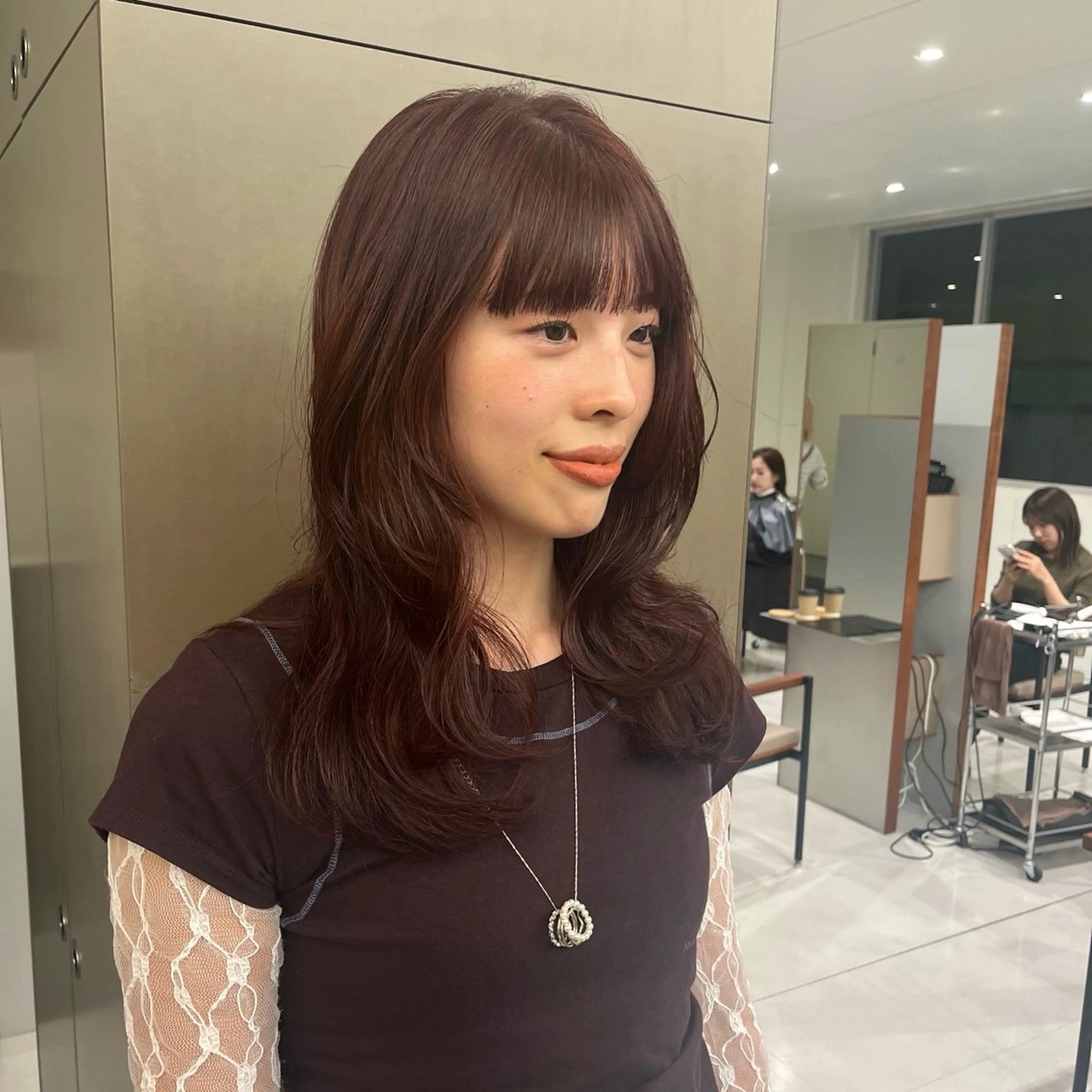 ロング カラー ベージュカラー ブリーチ 透明感カラー ダブルカラー レイヤーカット ヘアカラー トリートメント 髪質改善カラー/ボブ 🌻Mutsumiのヘアスタイル