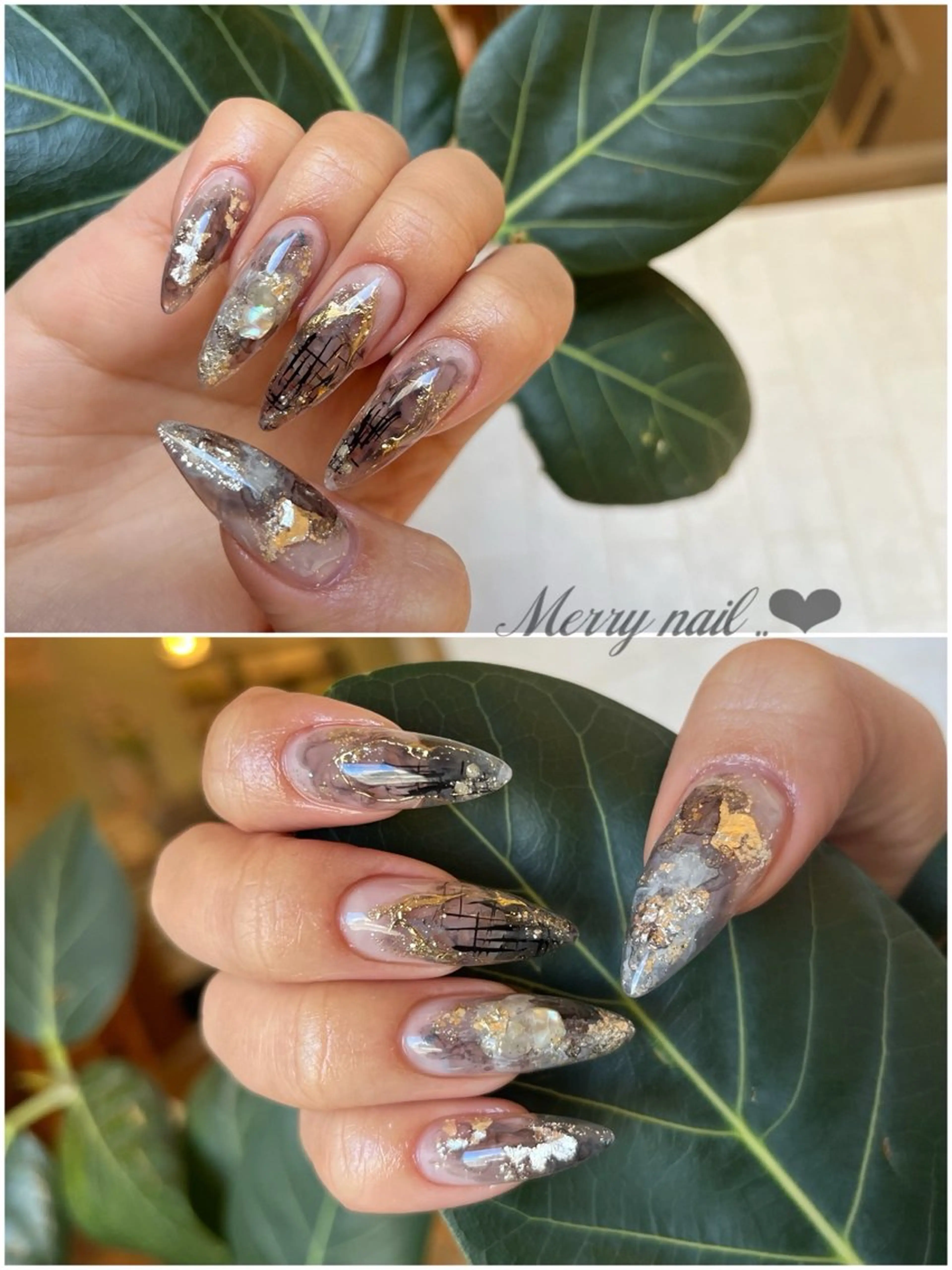 ネイル ハンドネイル Merry nail 個人サロンのネイルデザイン