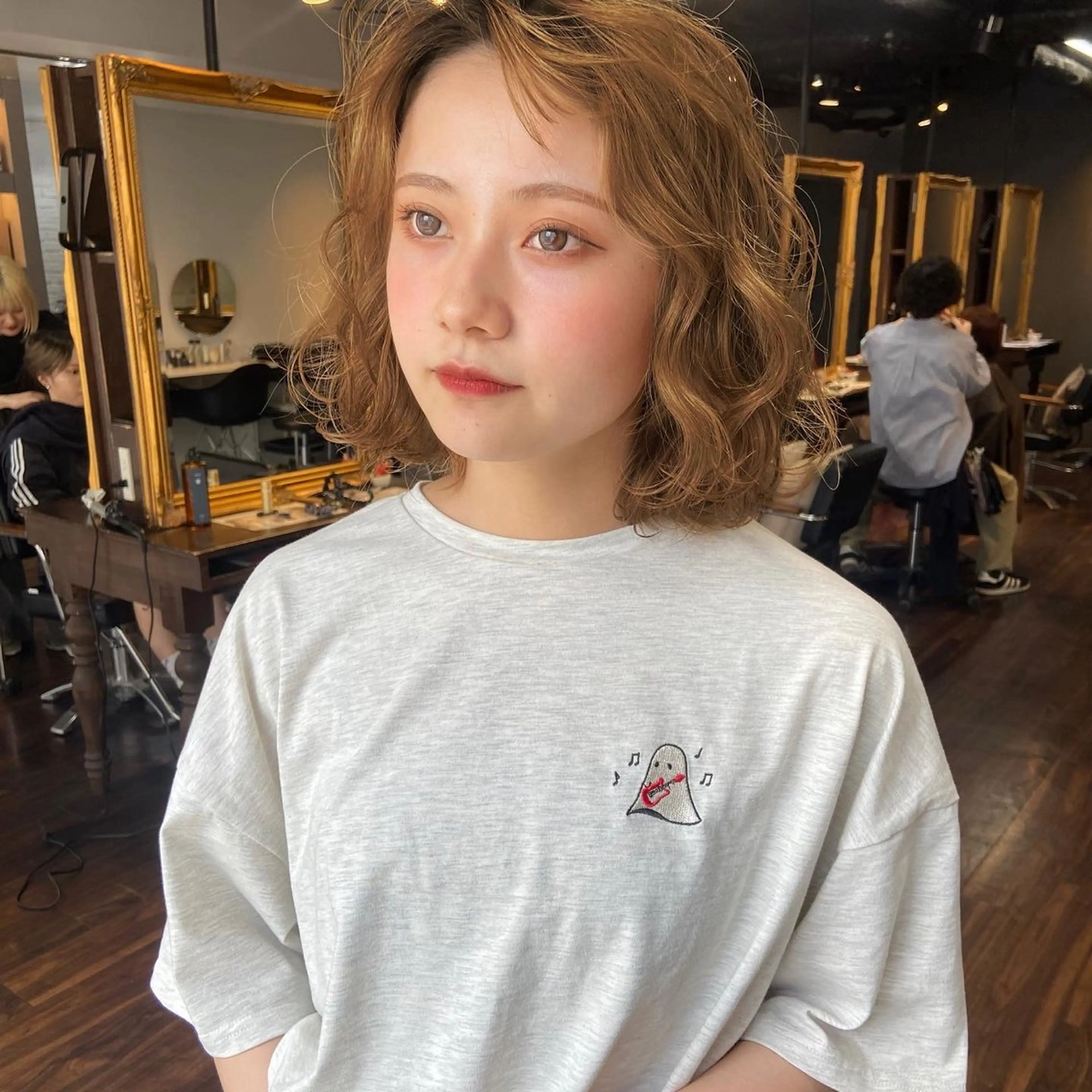 ショート カラー パーマ ヘアアレンジ 🌼似合わせのプロ 心斎橋/rena🌼のマツエク・マツパデザイン