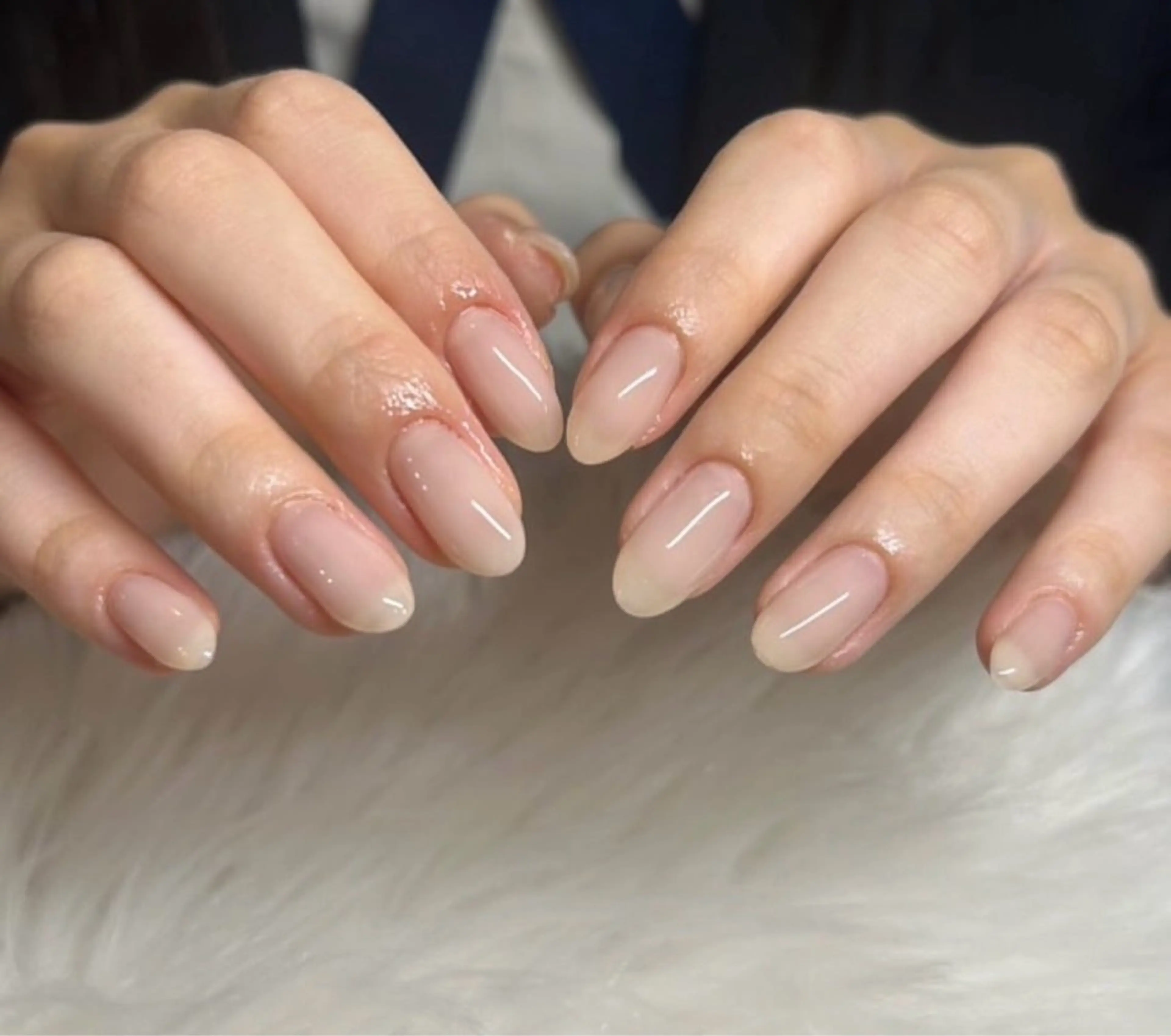 ネイル 韓国ネイル 持ち込み ニュアンスネイル ネイルチップ ハンドネイル TABI ANA.CHUOのネイルデザイン