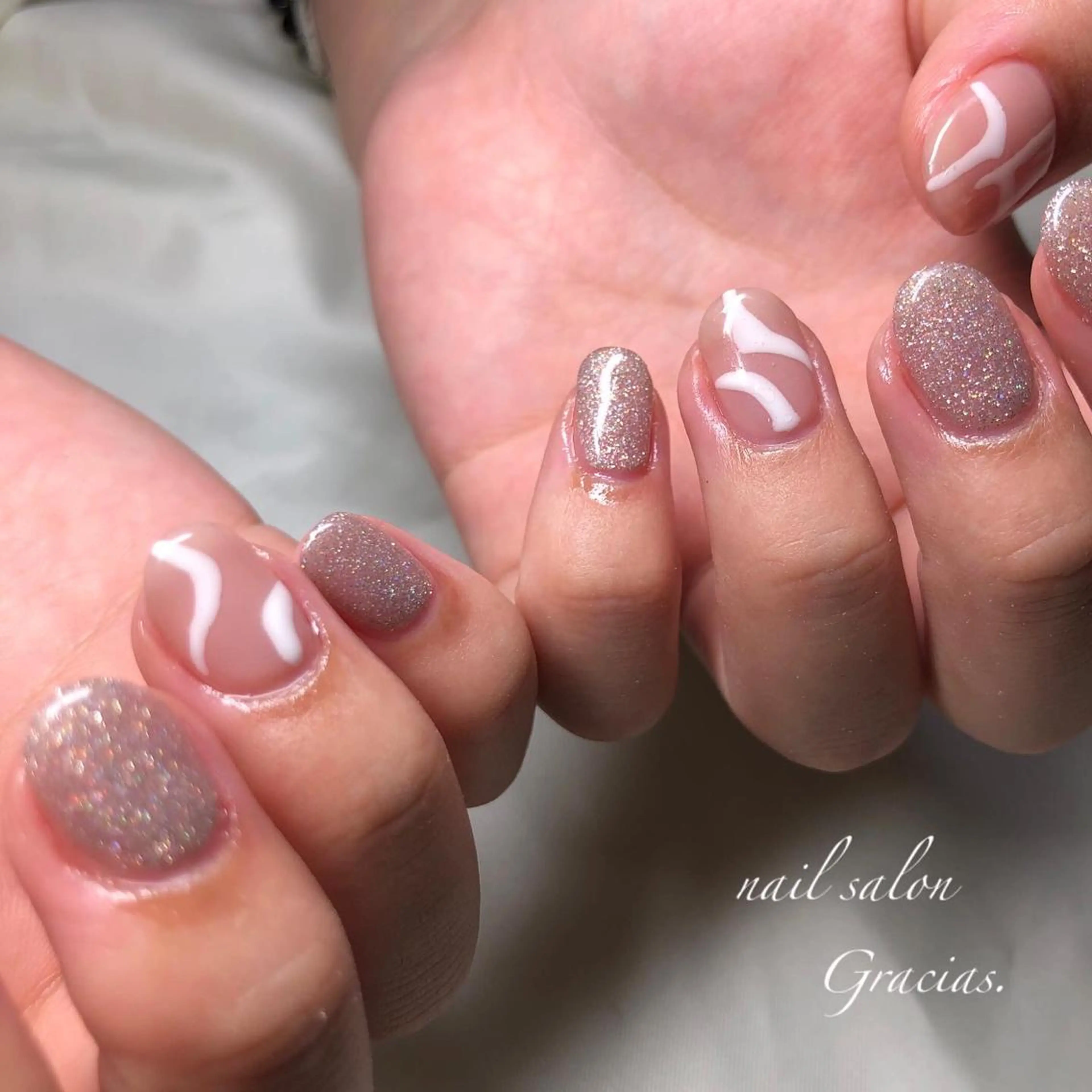 ネイル ハンドネイル Gracias. rieのネイルデザイン