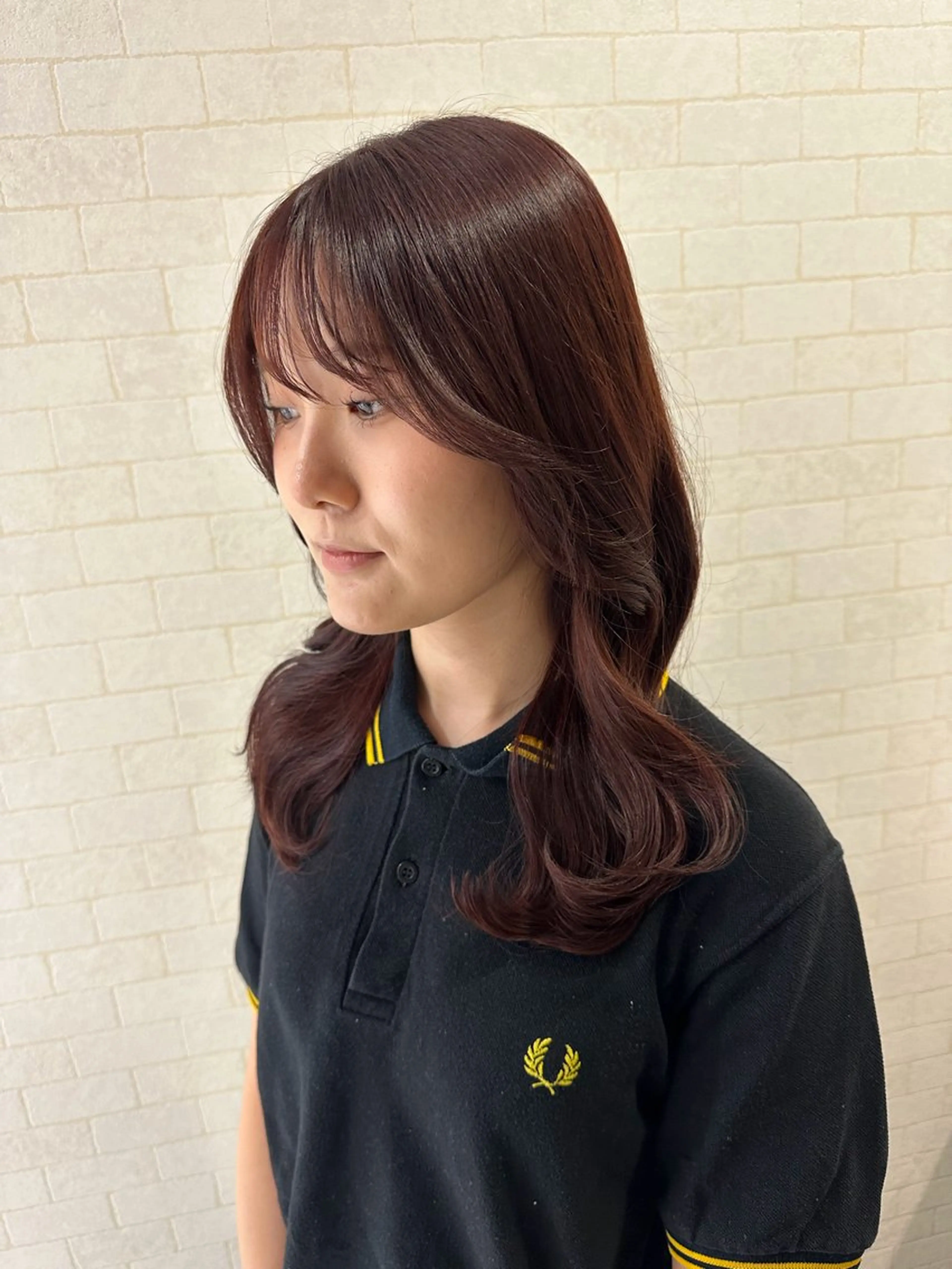 ロング カラー ブリーチ 透明感カラー ダブルカラー ブリーチなしカラー 顔まわりレイヤー 大人レイヤー& 透明感カラー💄のヘアスタイル