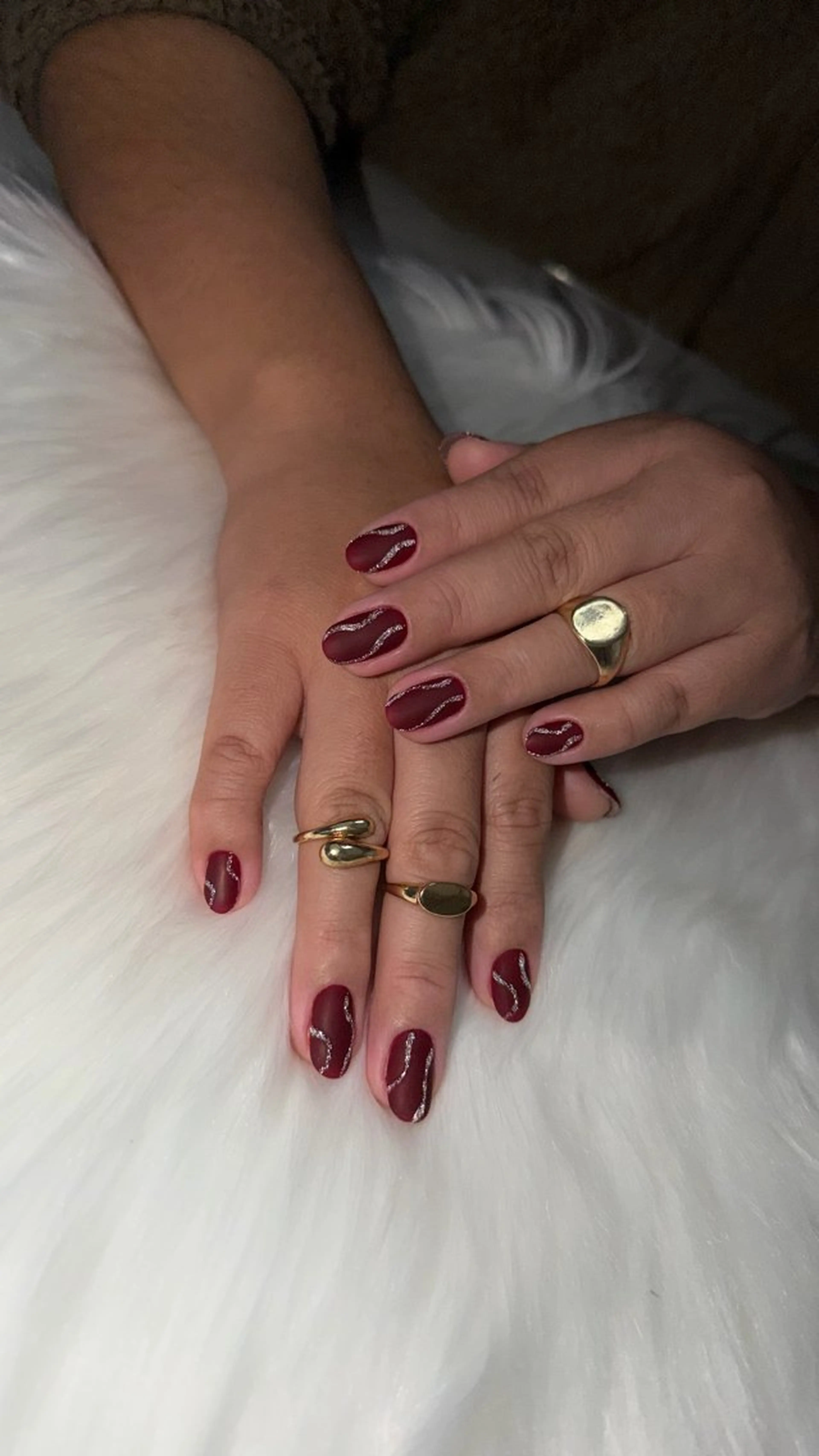 ネイル フラッシュネイル ゴールド マットネイル ワンカラーネイル オトヤ ナオミのネイルデザイン