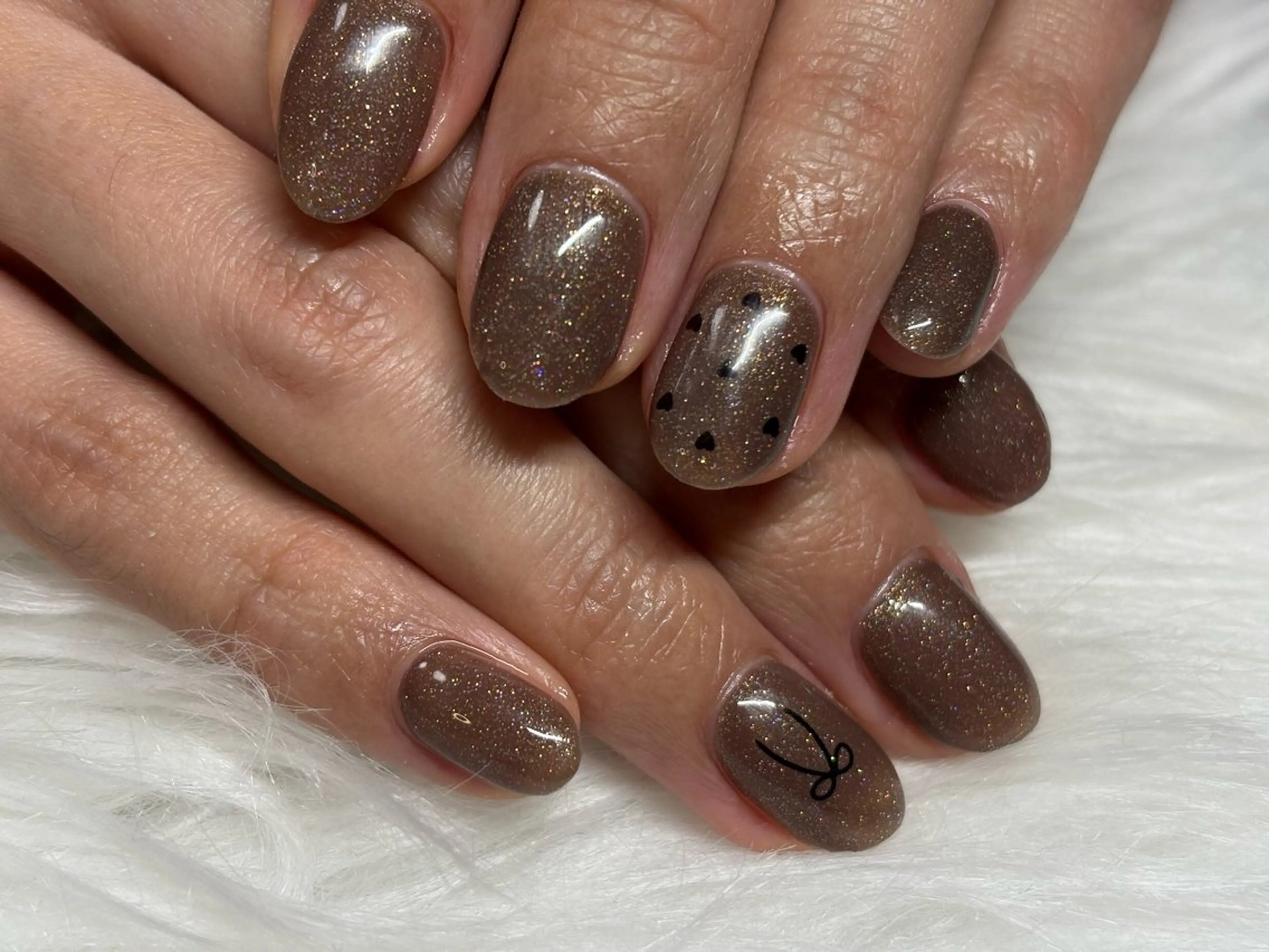 ネイル バレンタイン ハンドネイル よもぎ蒸し・ワンカラ ー専門 しゅくるのその他イメージ