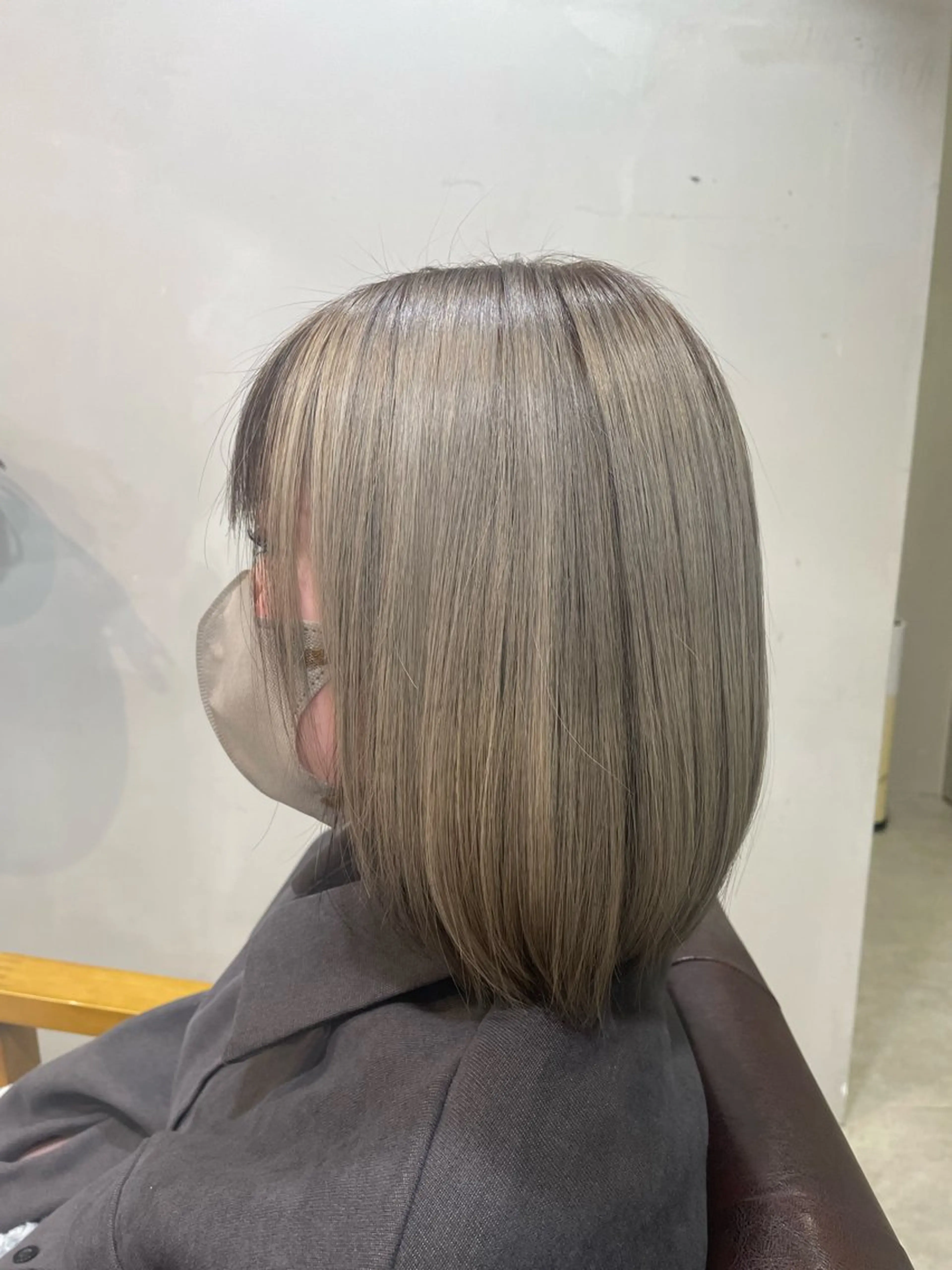 ミディアム ボブ 伊藤 実悠/豊橋/ 髪質改善カラーのヘアスタイル