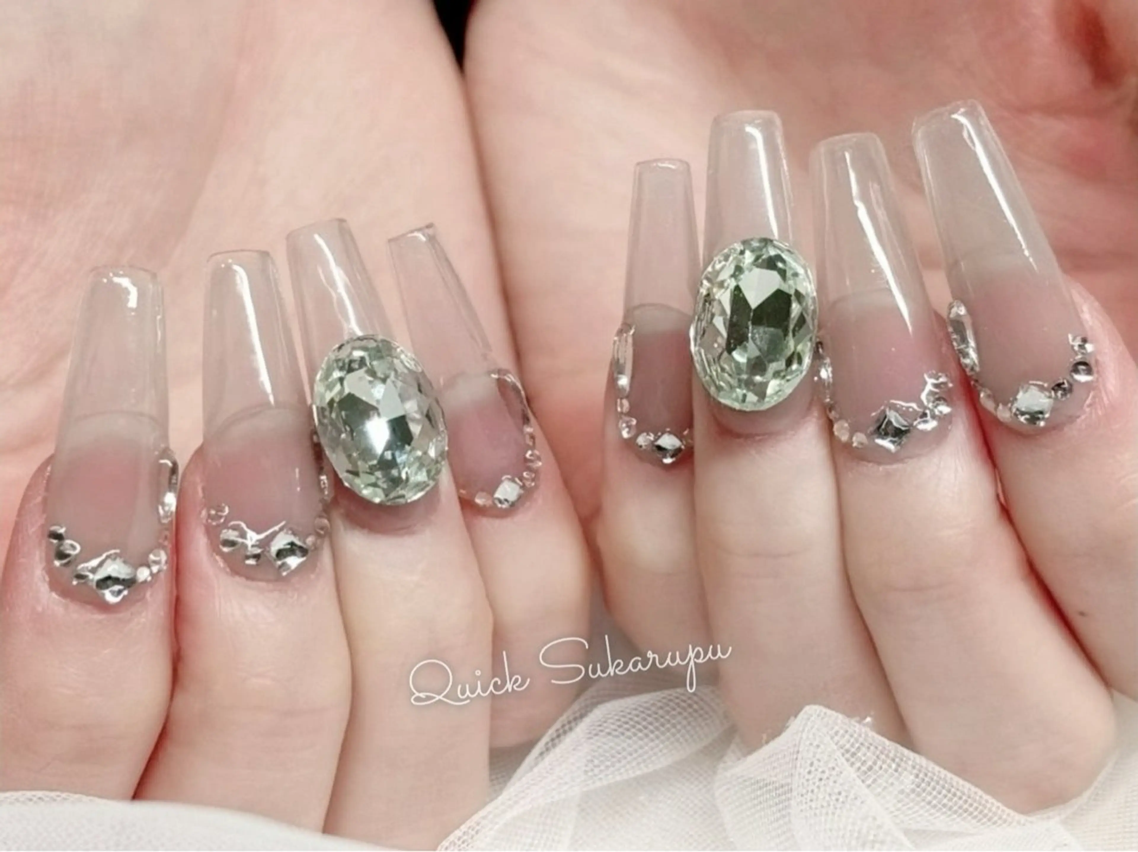 ロング Quick Sukarupuのネイルデザイン