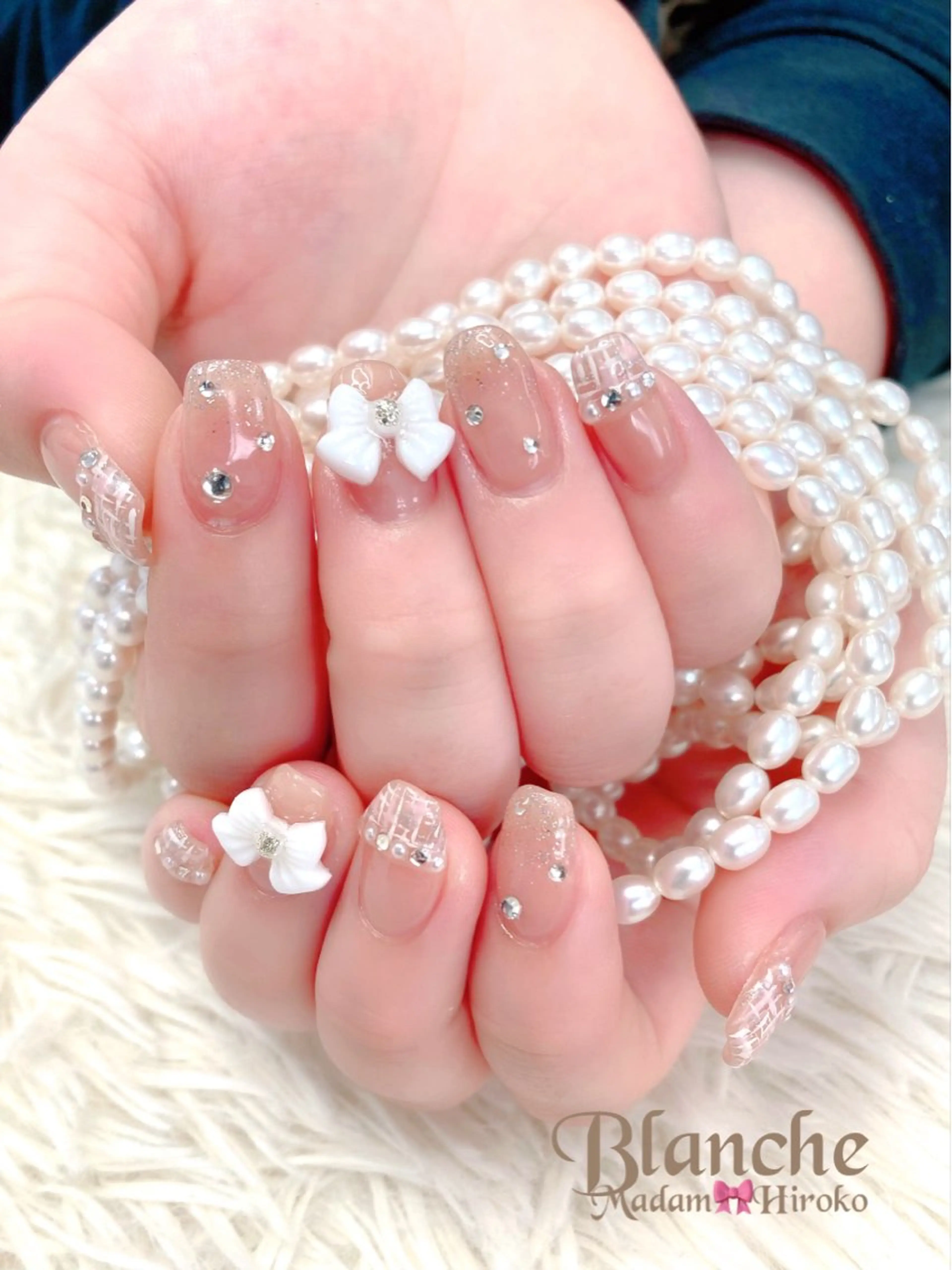 ネイル ガーリー Lianネイル 寛子Lianのネイルデザイン