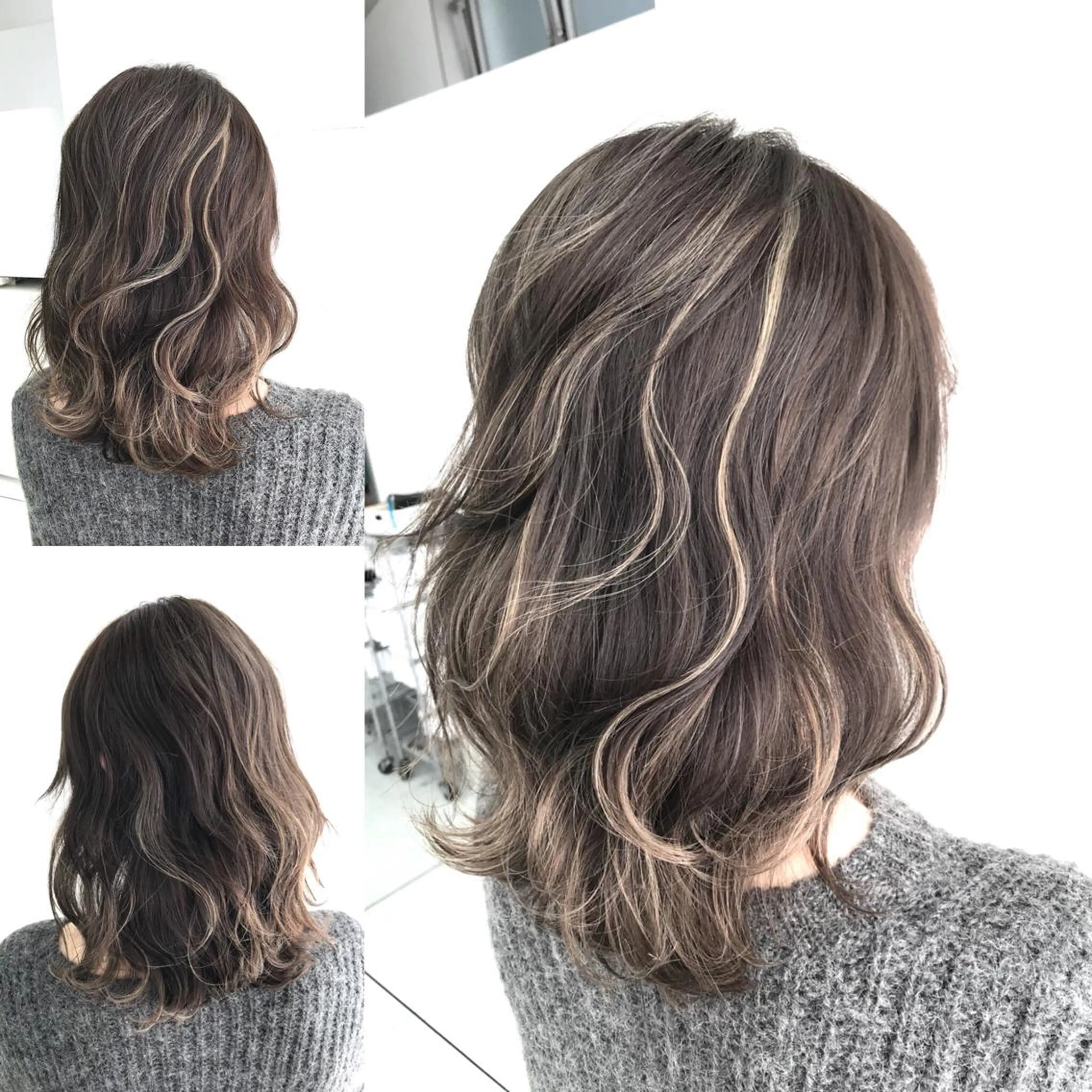 ロング カラー ブリーチ 透明感カラー ハイライトカラー 外国人風カラー ハイライト カット ヘアカラー トリートメント 山本　尚輝 🐶ハイライト🐶のヘアスタイル