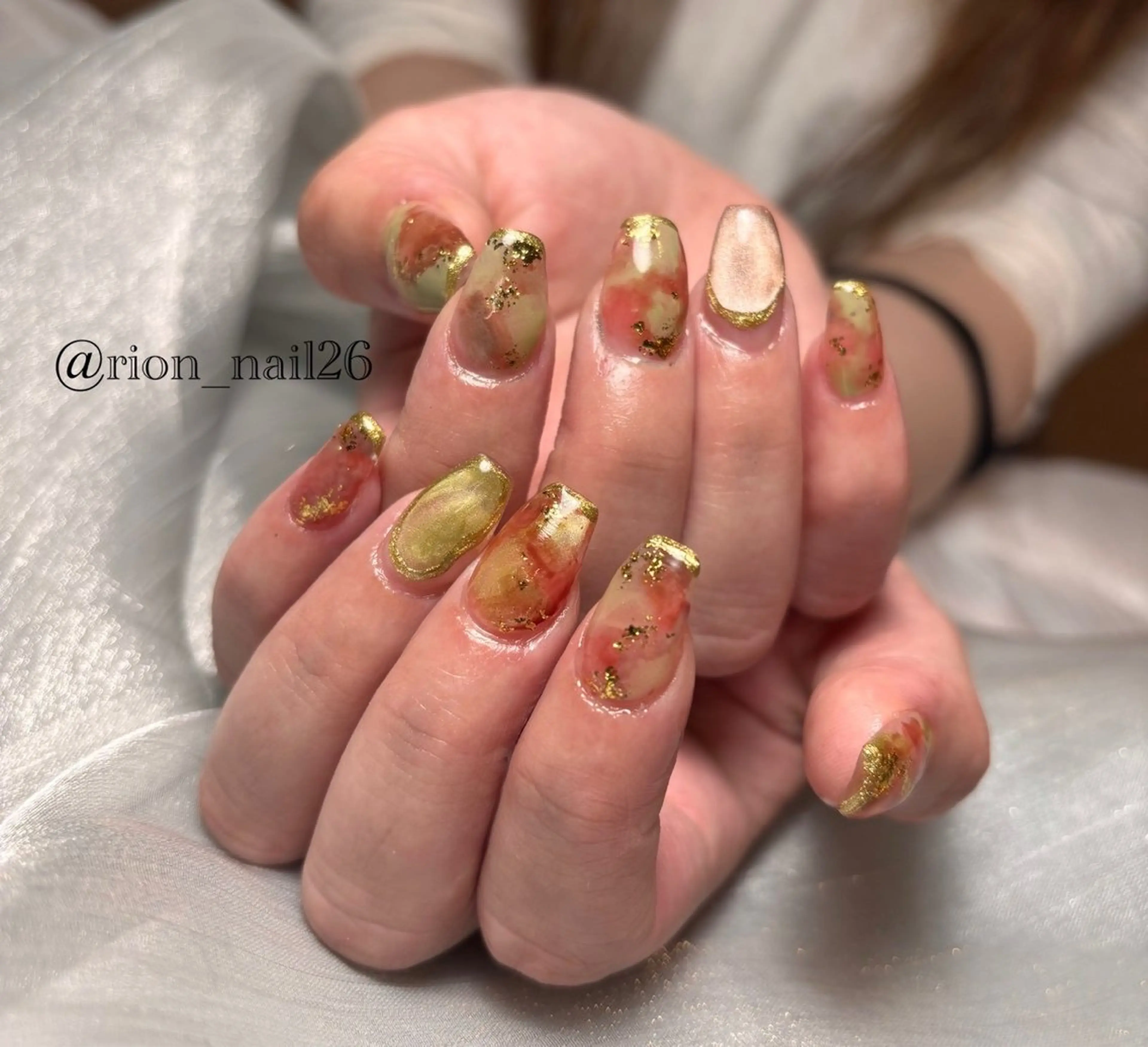 ネイル ニュアンスネイル ハンドネイル S. Rionのネイルデザイン