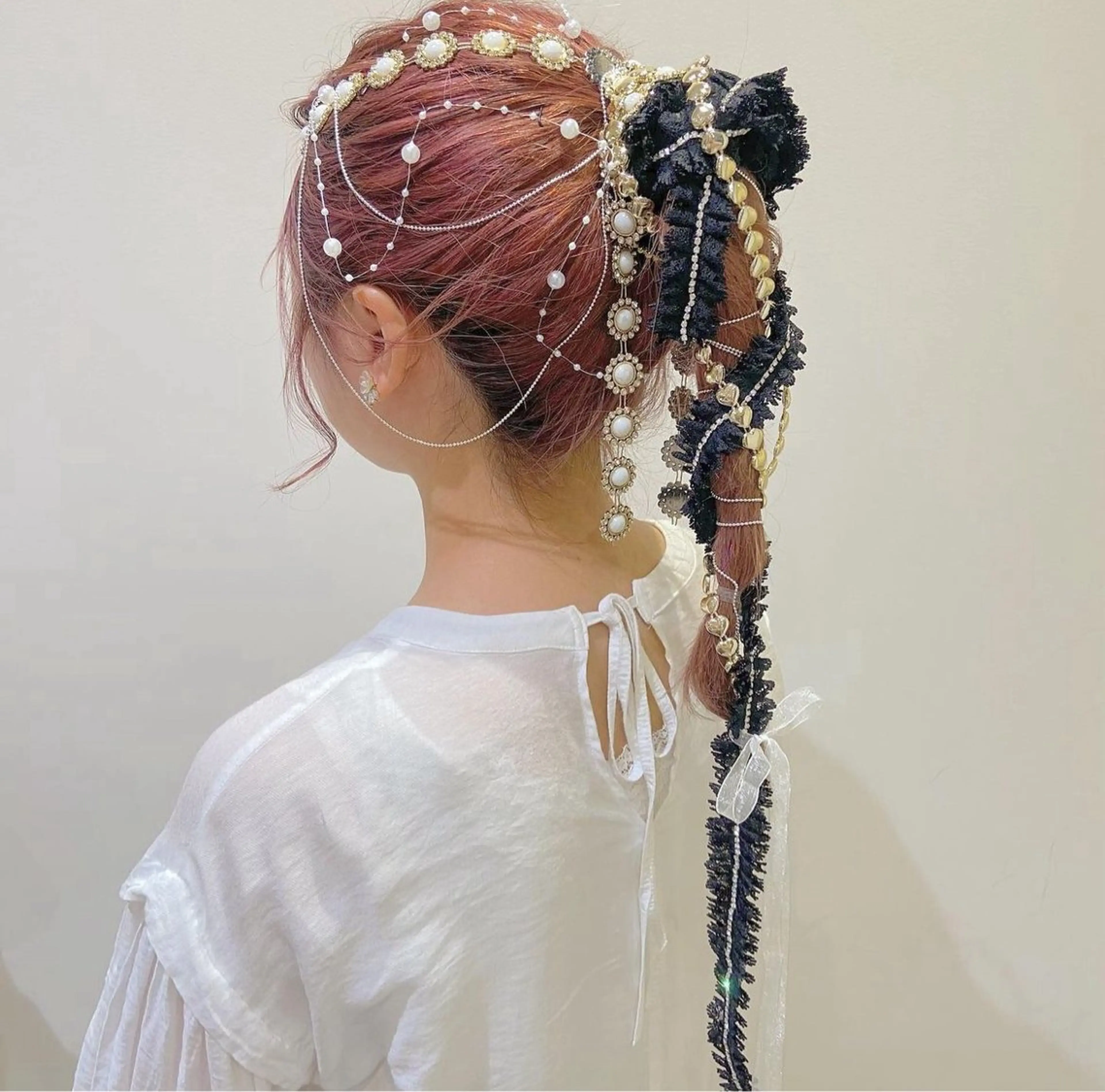 ヘアアレンジ ヘアセット 🌼透け感カラー 🌼Rinaのヘアスタイル