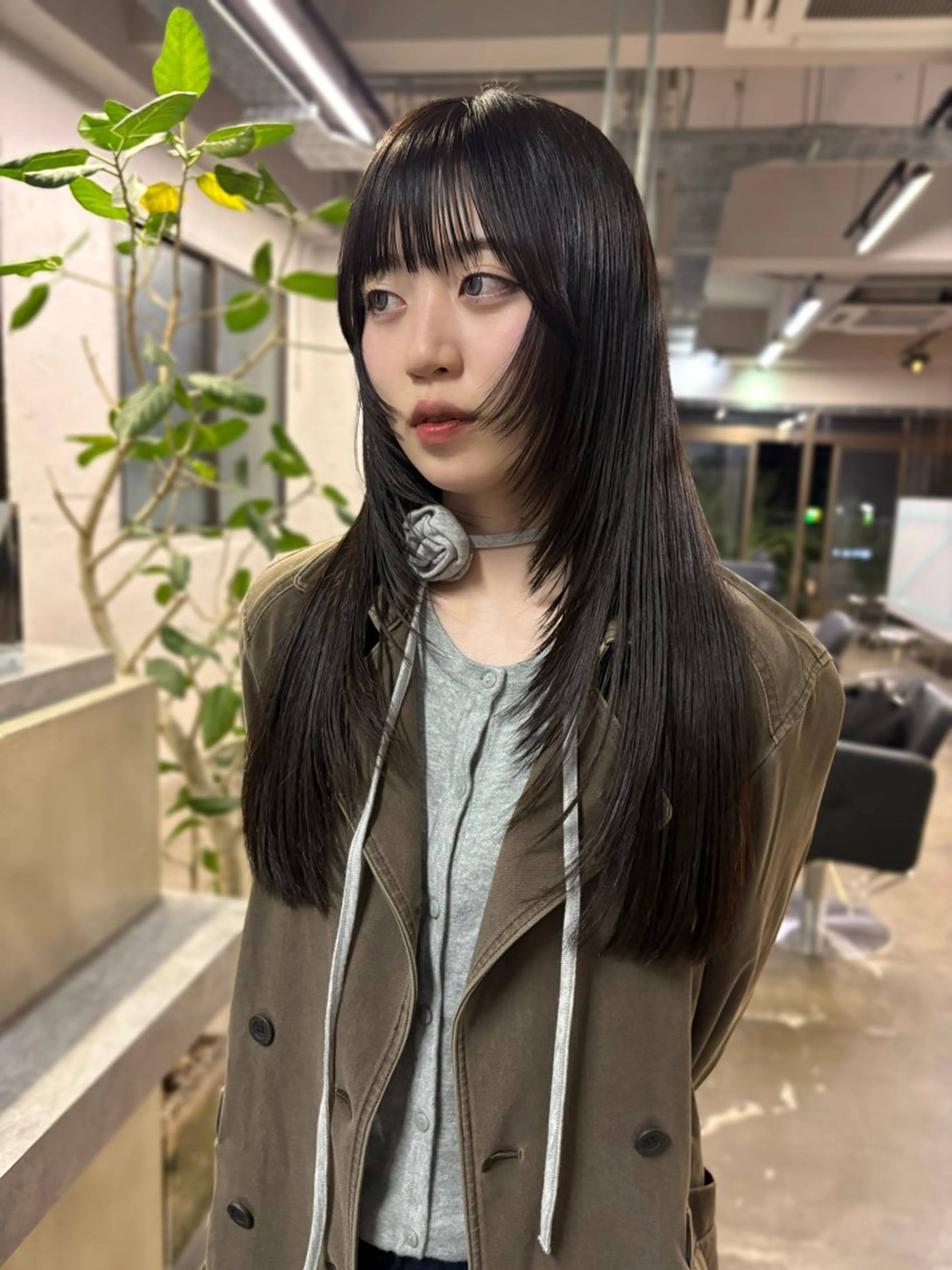 ロング ボブ ロング 似合わせカット カット ヘアカラー ボブ× フェイスレイヤー🩰のヘアスタイル