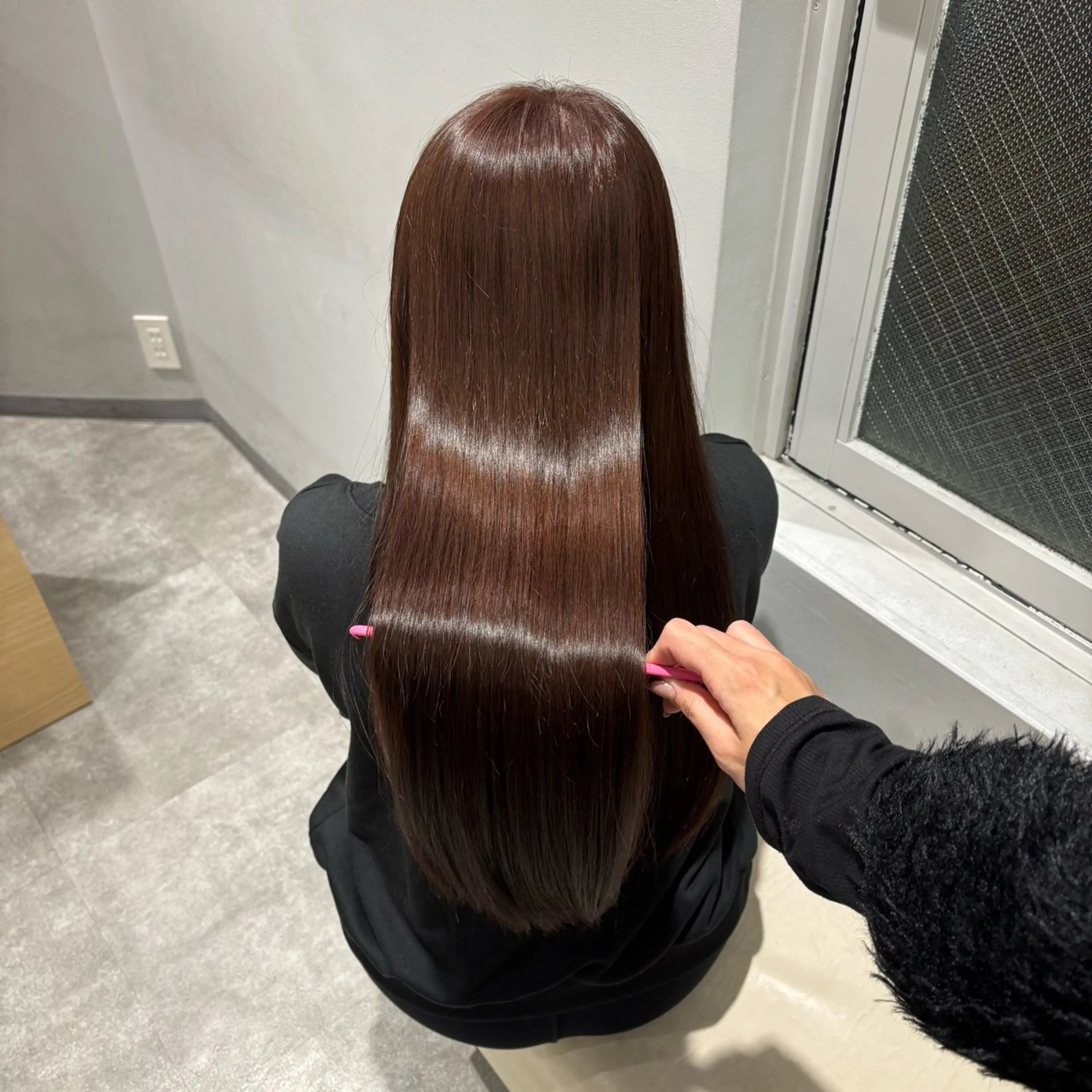 💘黒染めもok!髪質改善カラー💘の写真