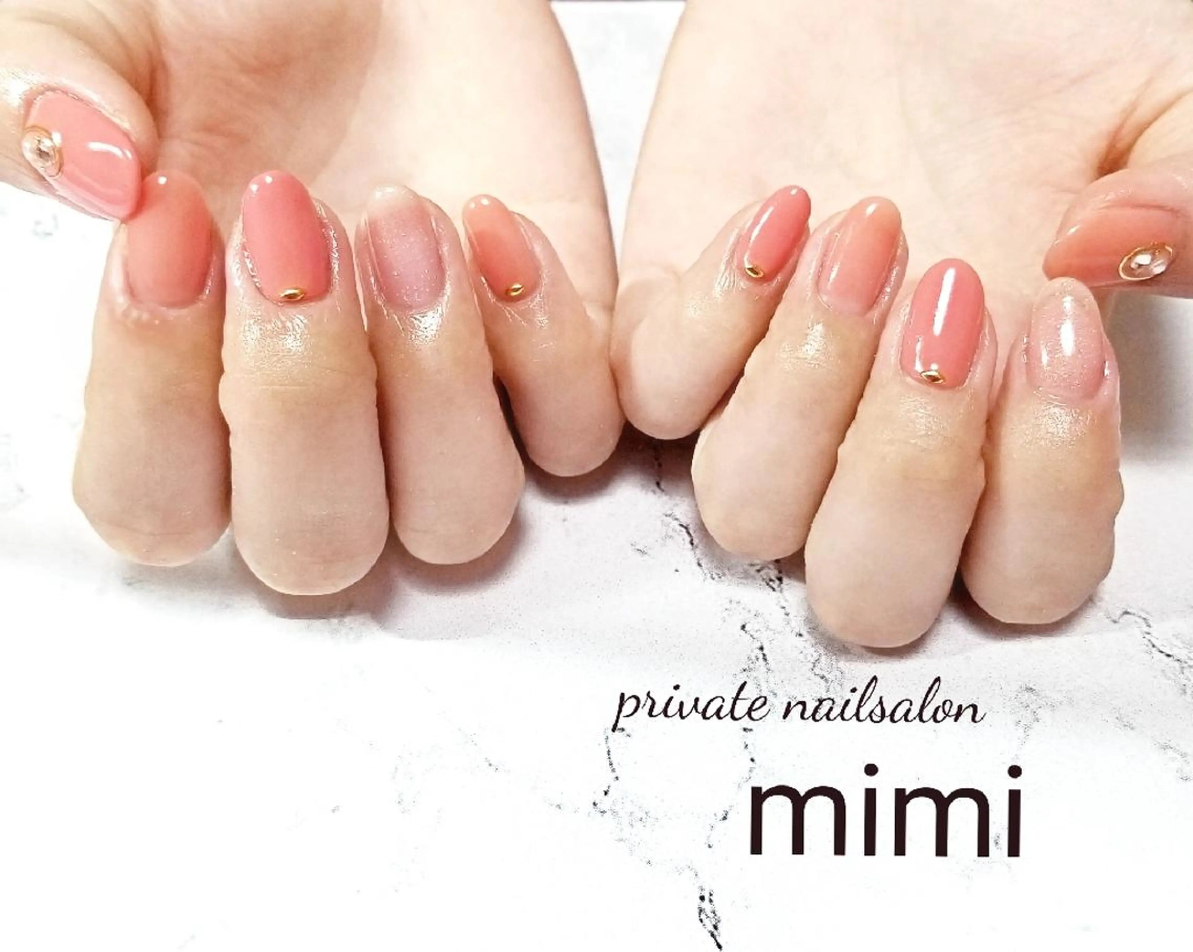 ネイル クリアネイル ハンドネイル 博多ネイル ｍｉｍｉのネイルデザイン