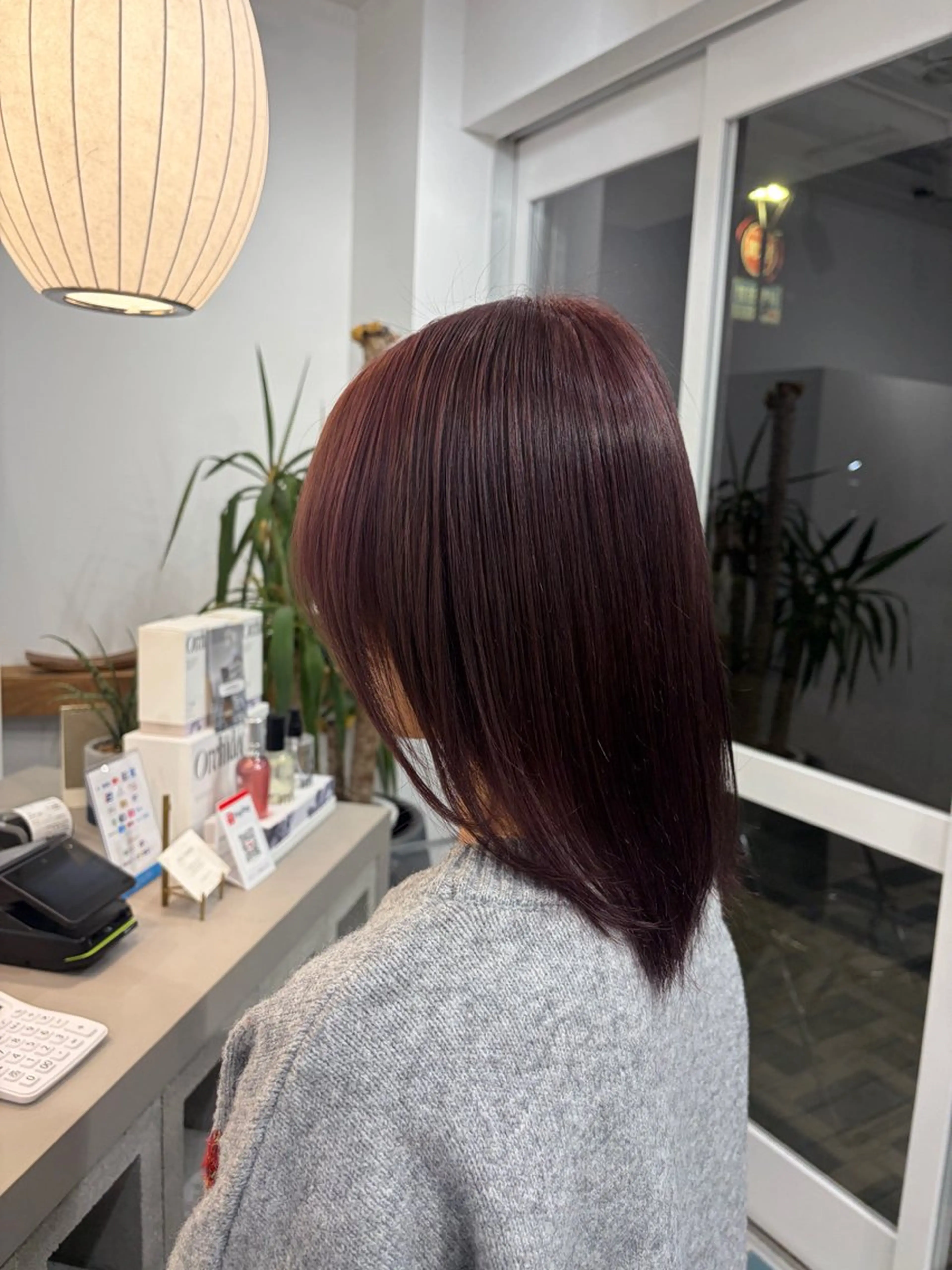 ミディアム パープルカラー kutenクテン所属・KUTEN岐阜カラー /Haoのヘアスタイル