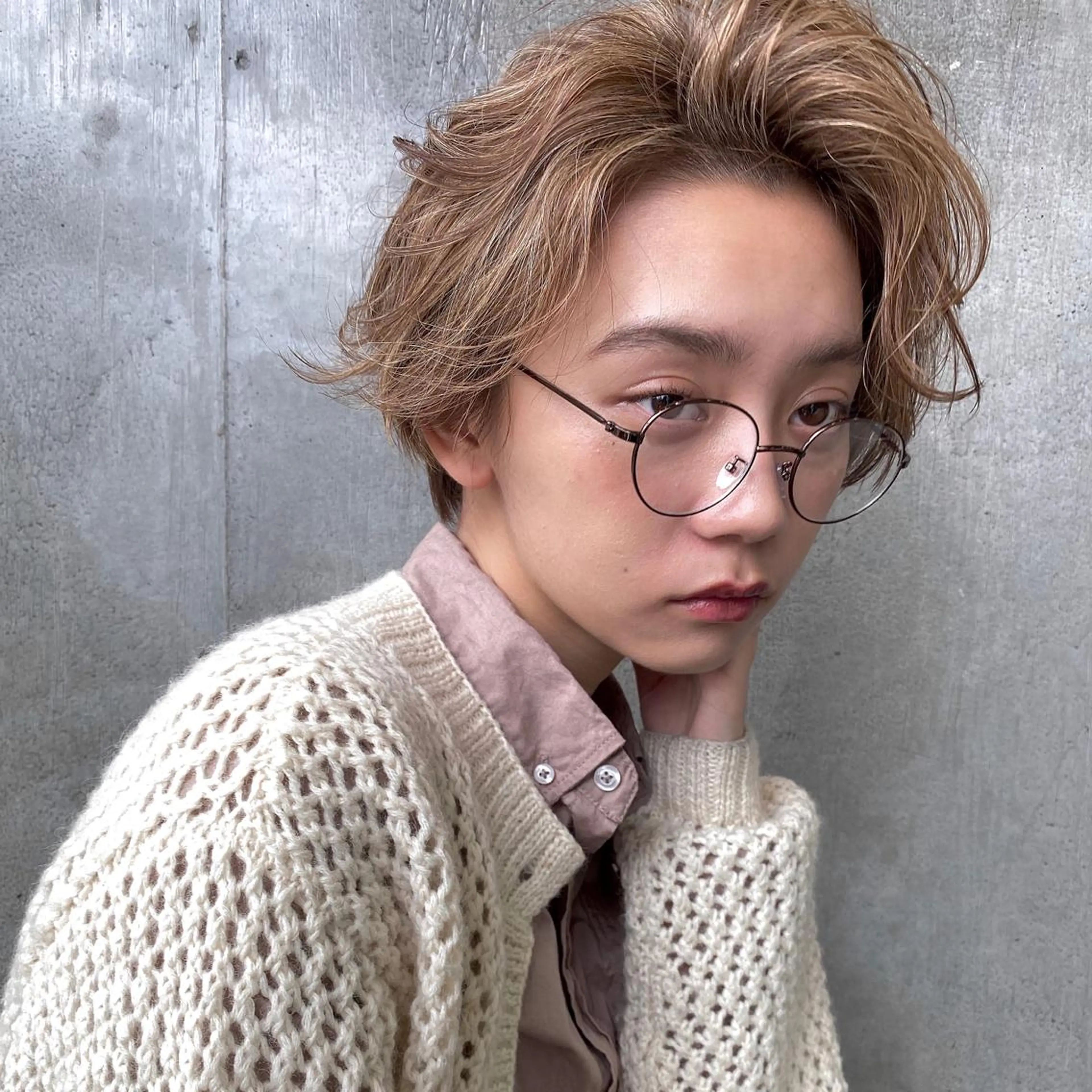 ショート カラー パーマ ヘアカラー トリートメント ヘッドスパ 【ダメージレス施術】 【透明感】北村 拓也のヘアスタイル