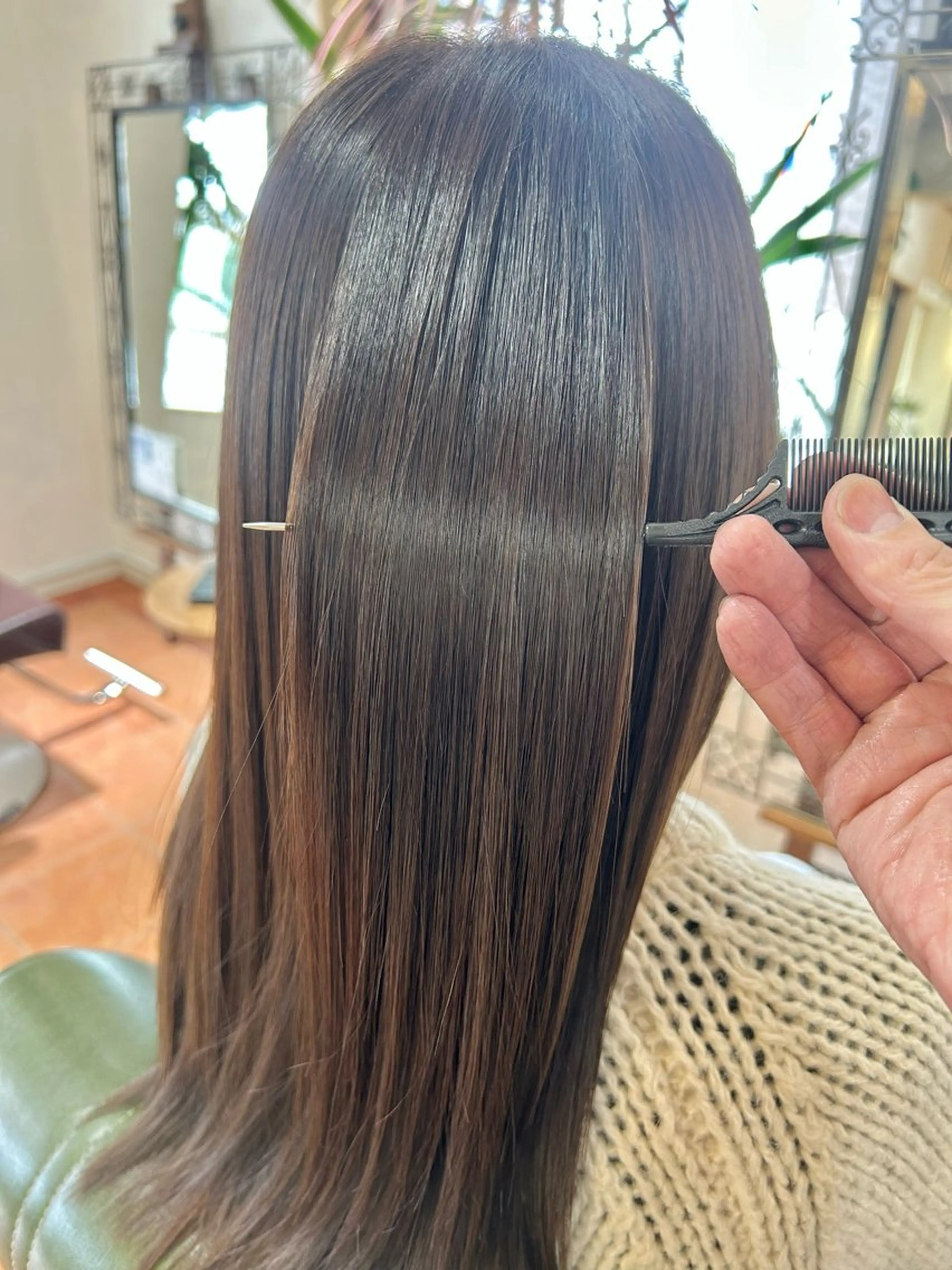 ロング カラー ヘアカラー トリートメント 石井 佑樹のヘアスタイル