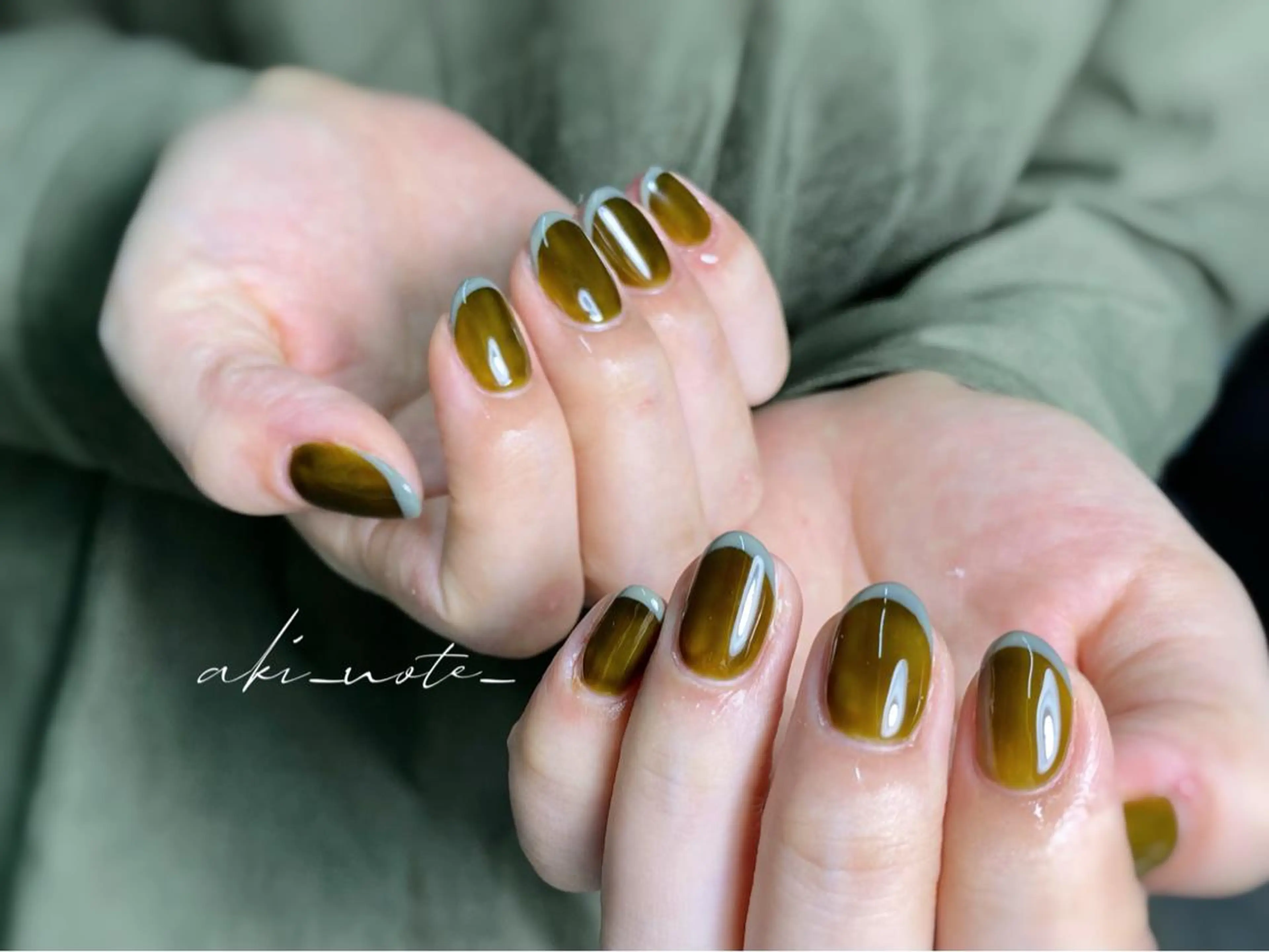 ネイル フレンチネイル ハンドネイル GRANDE大須 栄/店長 aki🌙のネイルデザイン