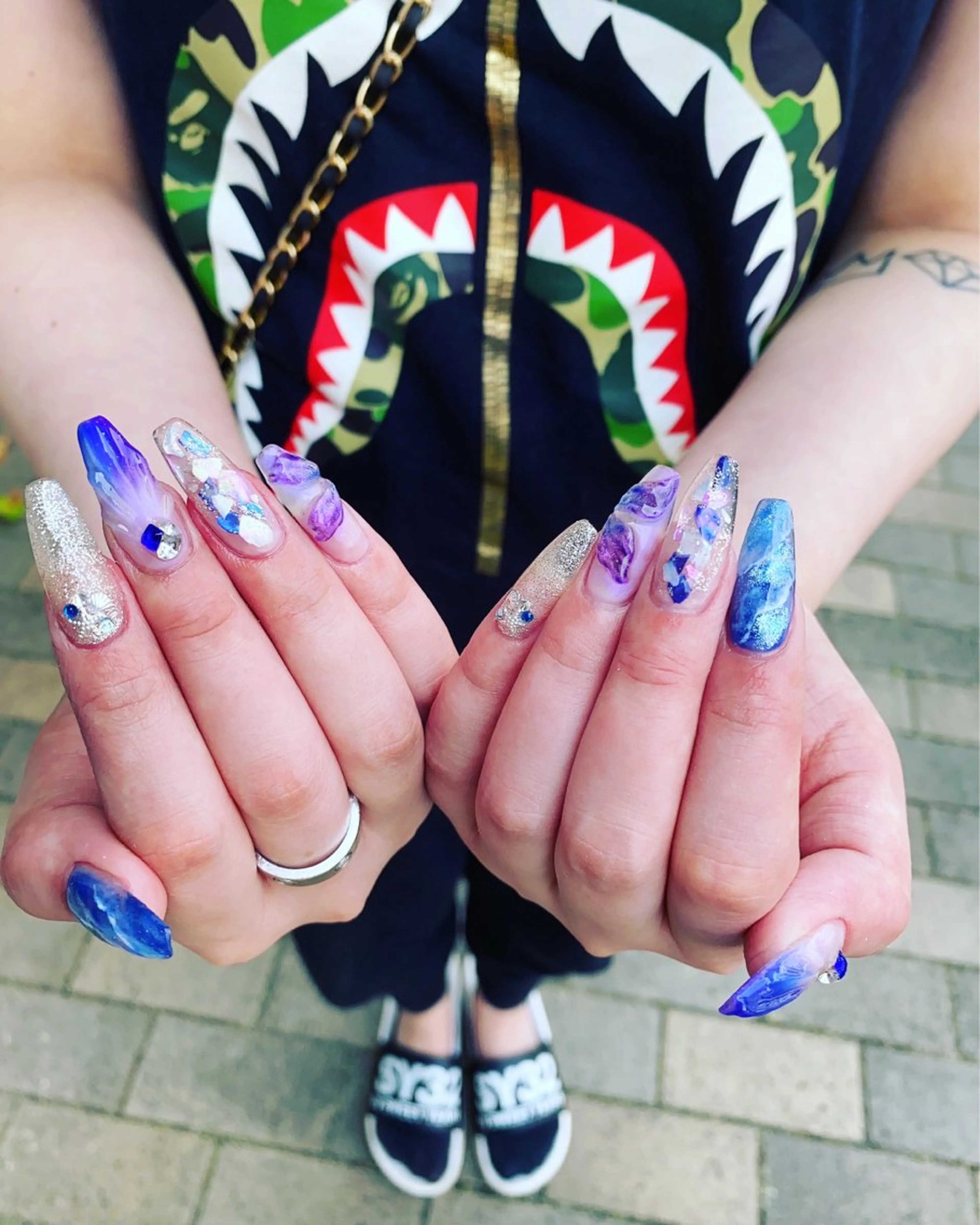 ネイル ハンドネイル フットネイル ハンドケア ✴︎:.｡. MAKI.｡.:✴︎のネイルデザイン