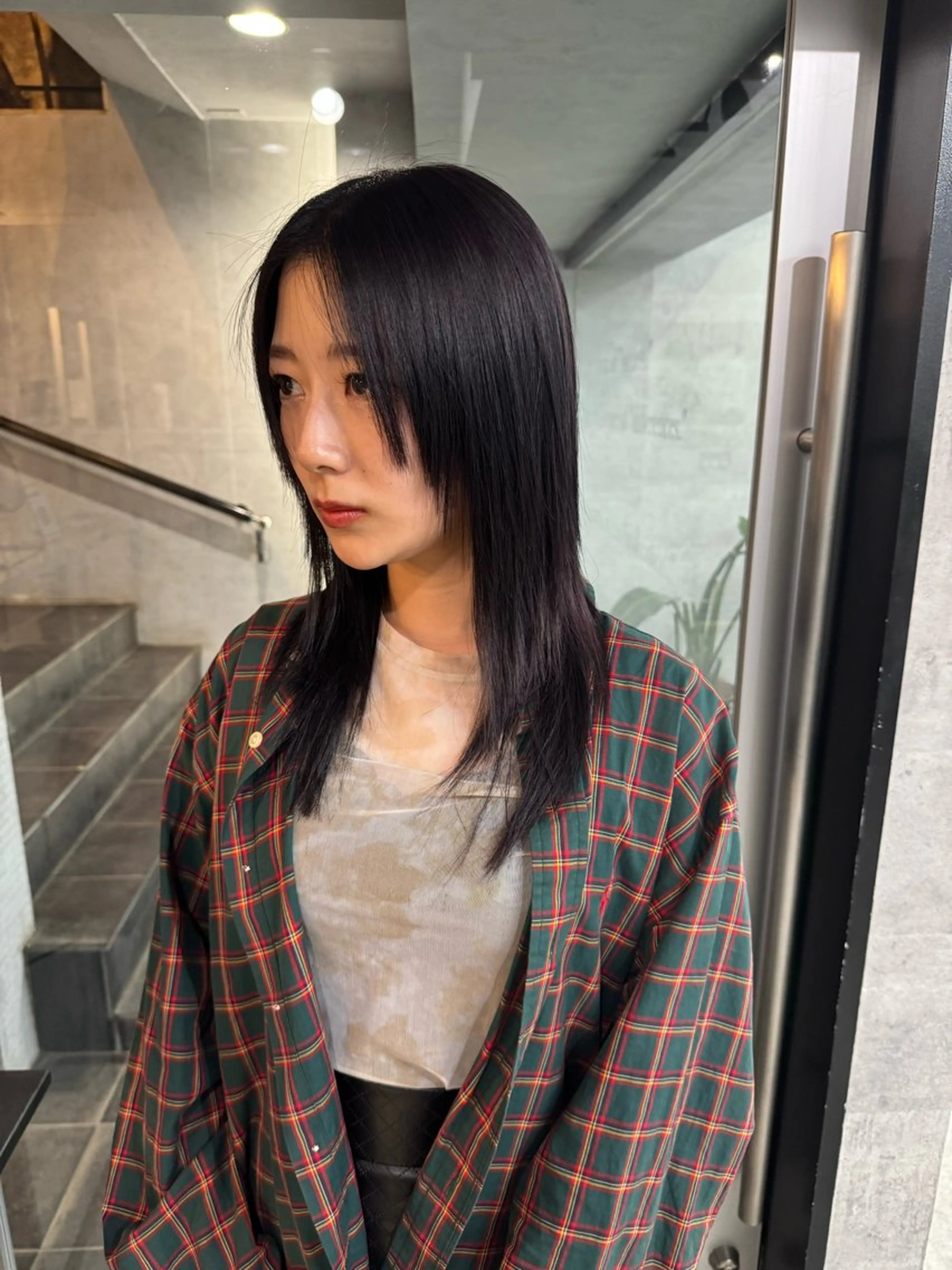 セミロング カラー You/透明感カラー レイヤーカット/ボブのヘアスタイル