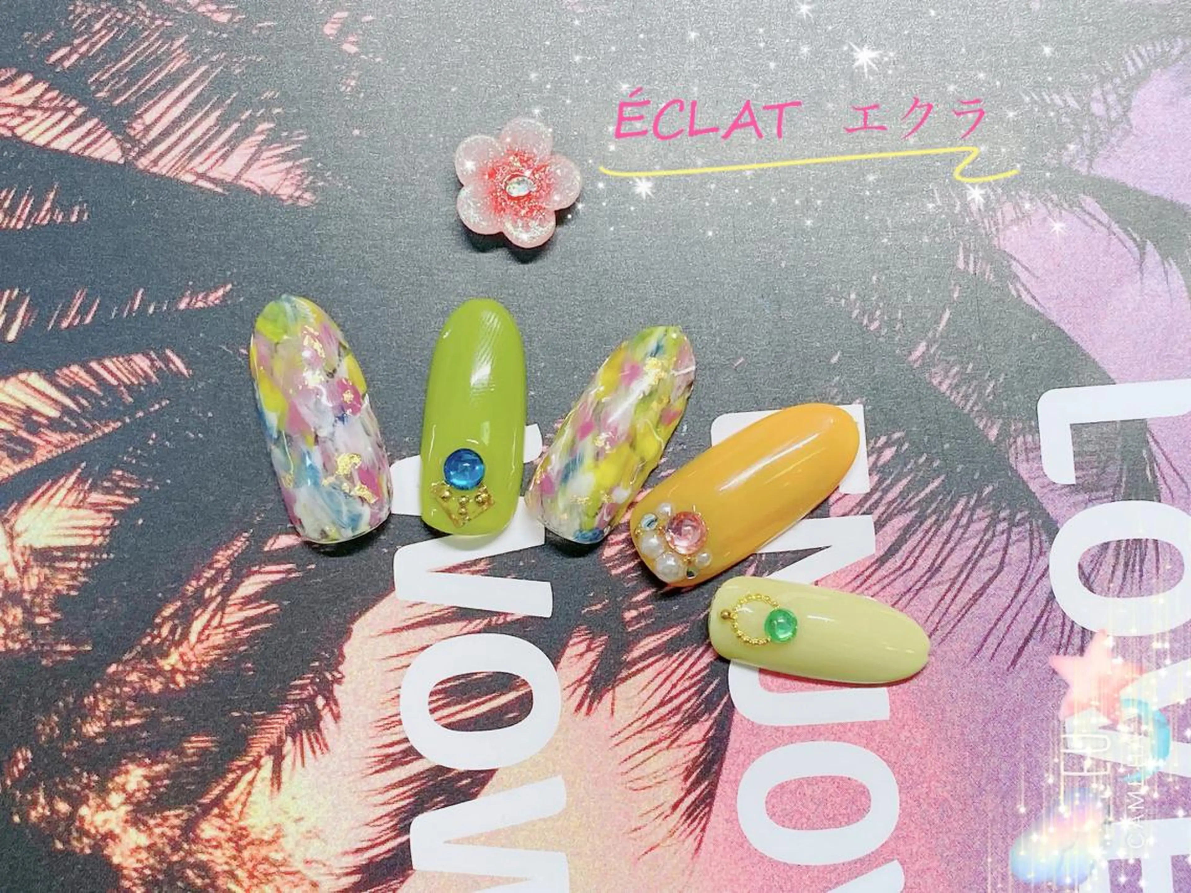 ネイル ネイルサロンエクラ 🫧Shizukaのネイルデザイン