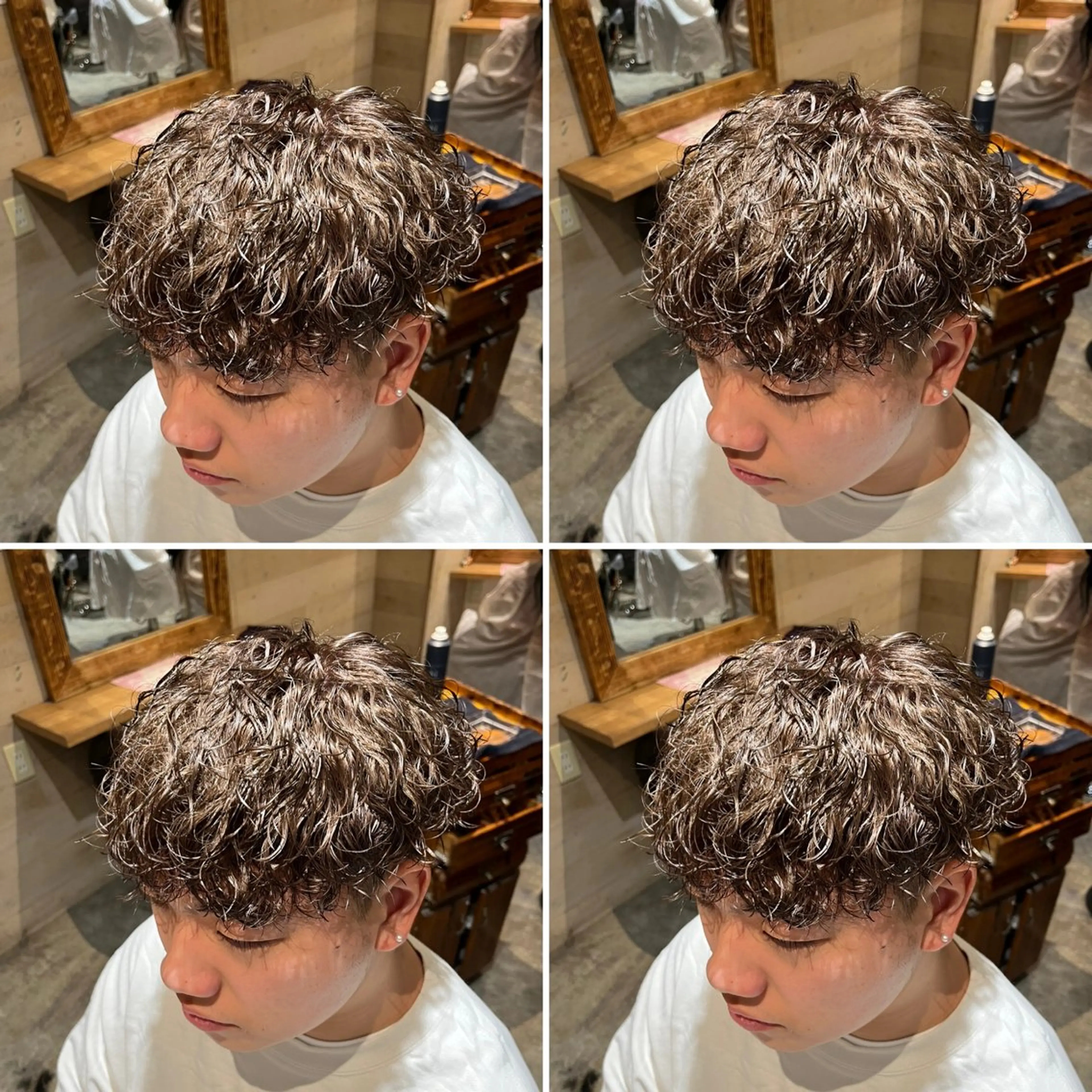 パーマ メンズ カット パーマ トリートメント ヘアセット 💈メンズパーマ特化 店長望月謙二郎💈のヘアスタイル