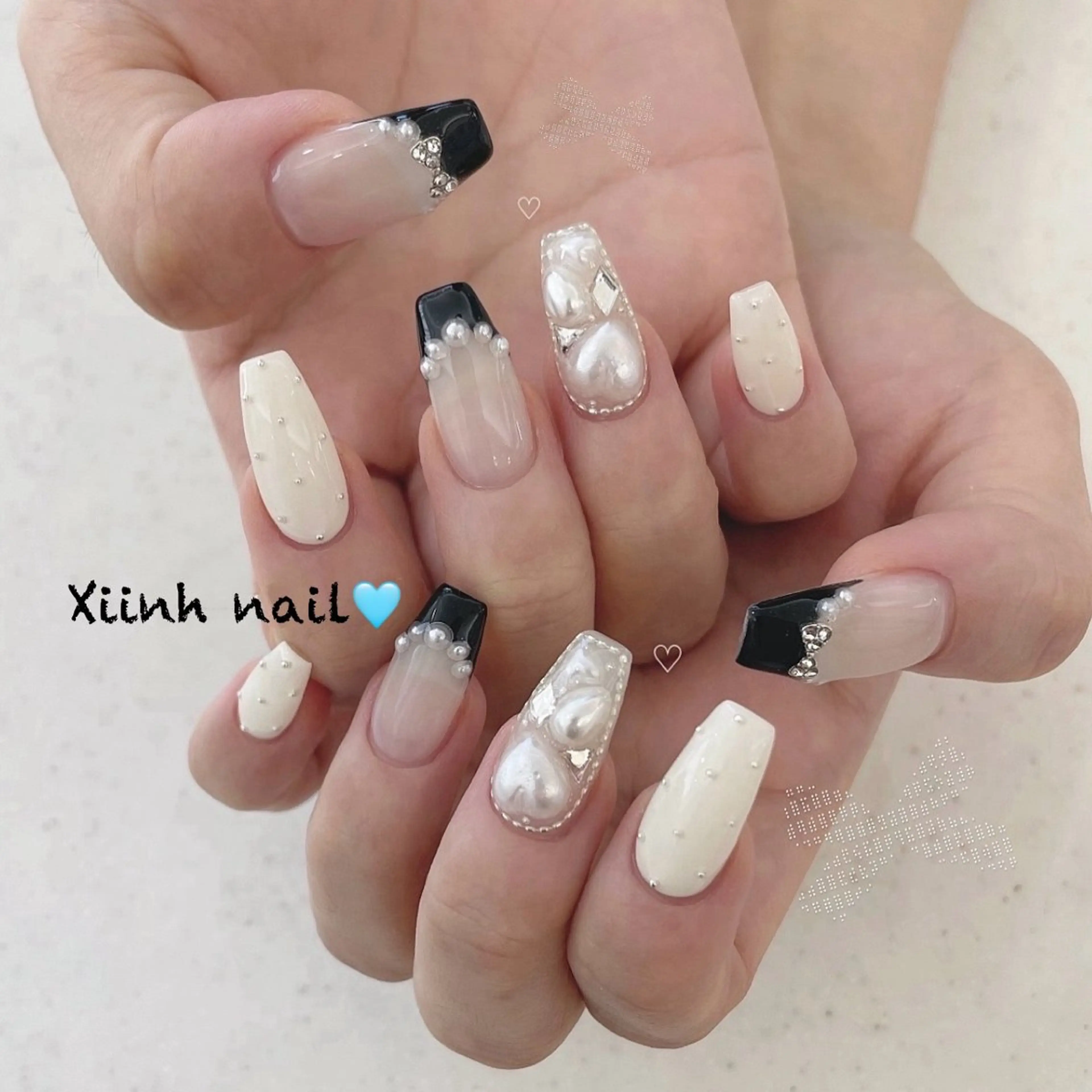 ネイル チークネイル フットネイル フレンチネイル ジェルネイル ハロウィン XIINH NAIL SALONのネイルデザイン