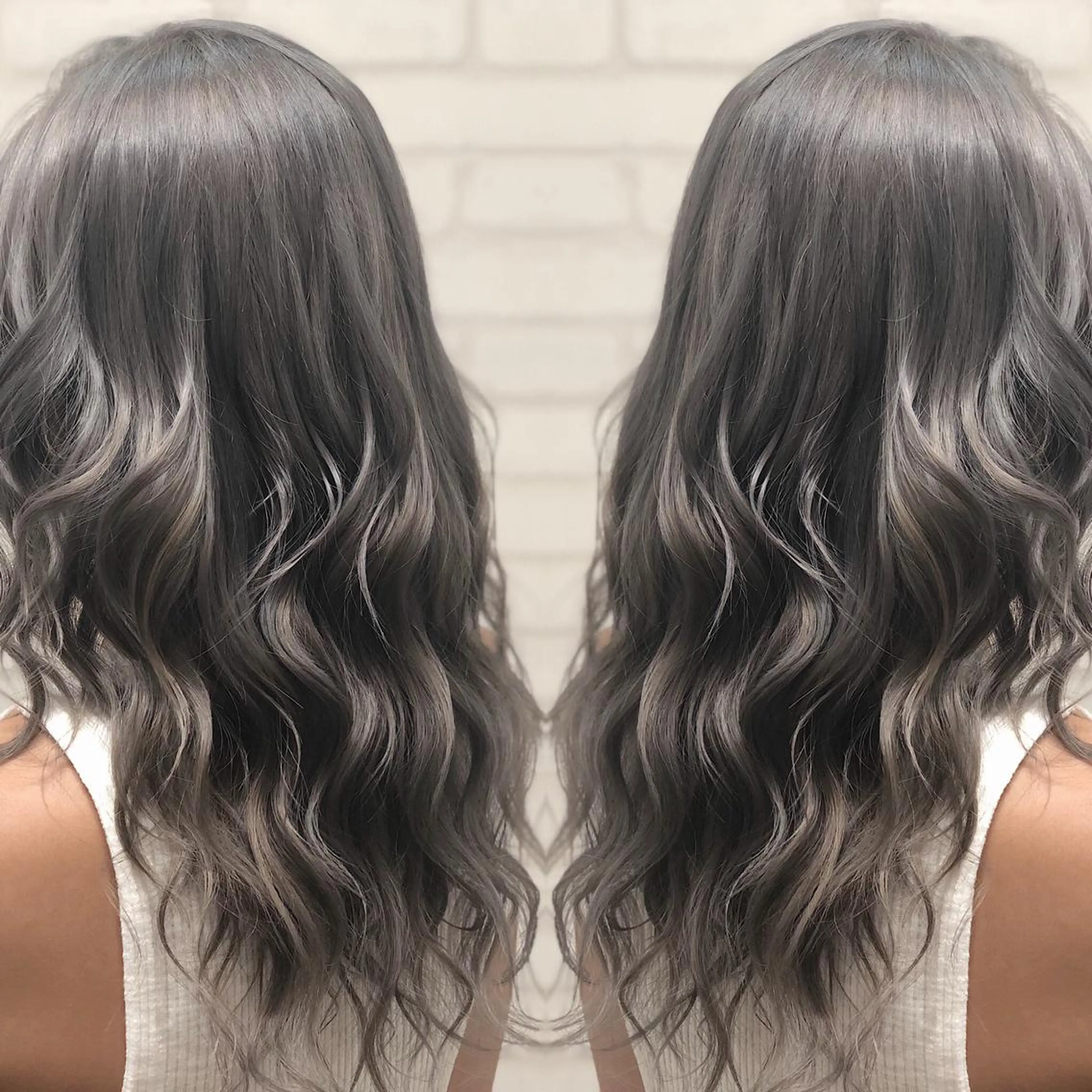 ミディアム カラー ヘアアレンジ ダブルカラー TOTAL BEAUTY BREK 袋井店所属・BREK 袋井店のヘアスタイル