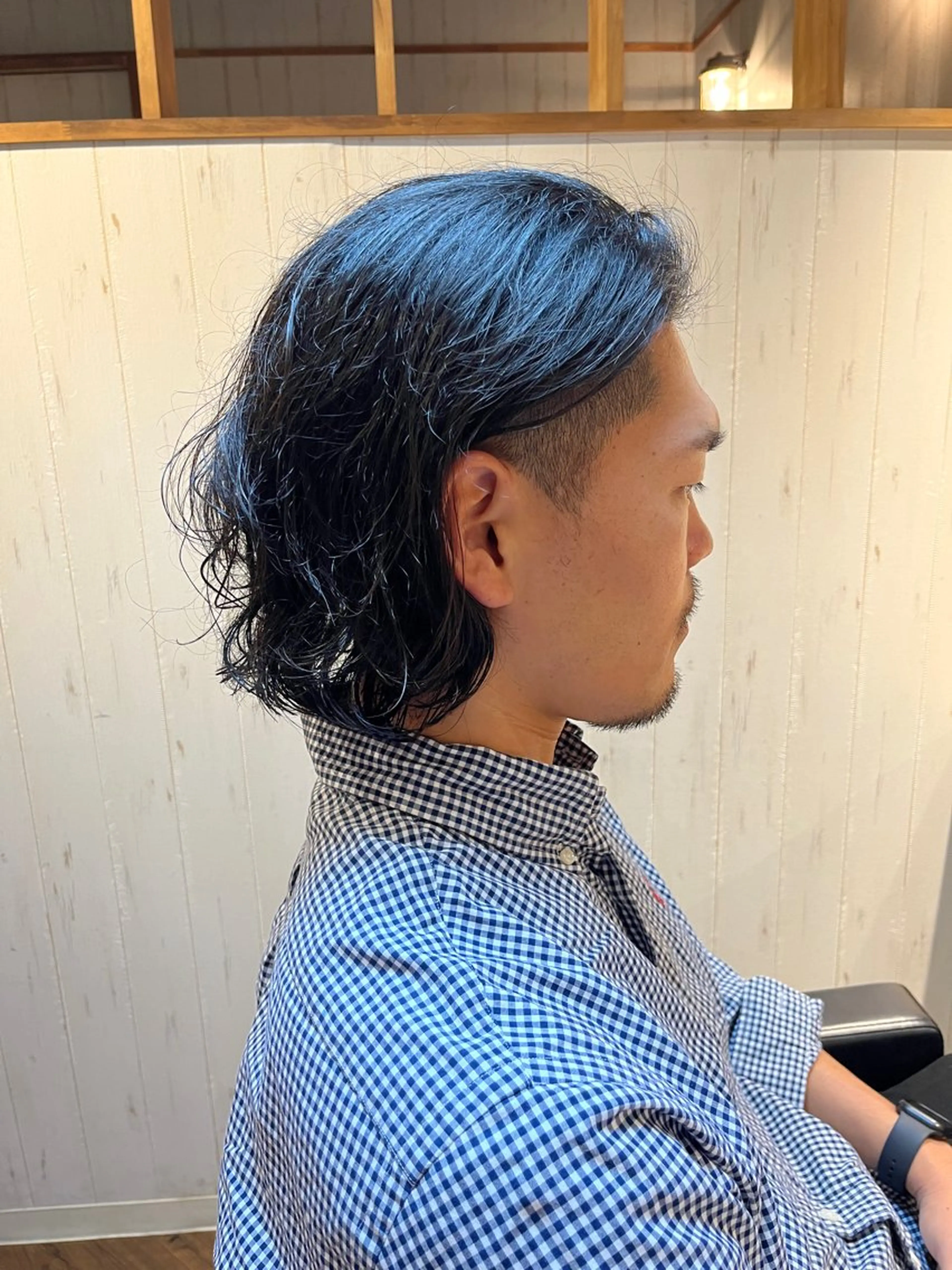 パーマ メンズ メンズパーマ ツーブロック ボブ 神野 楓のヘアスタイル