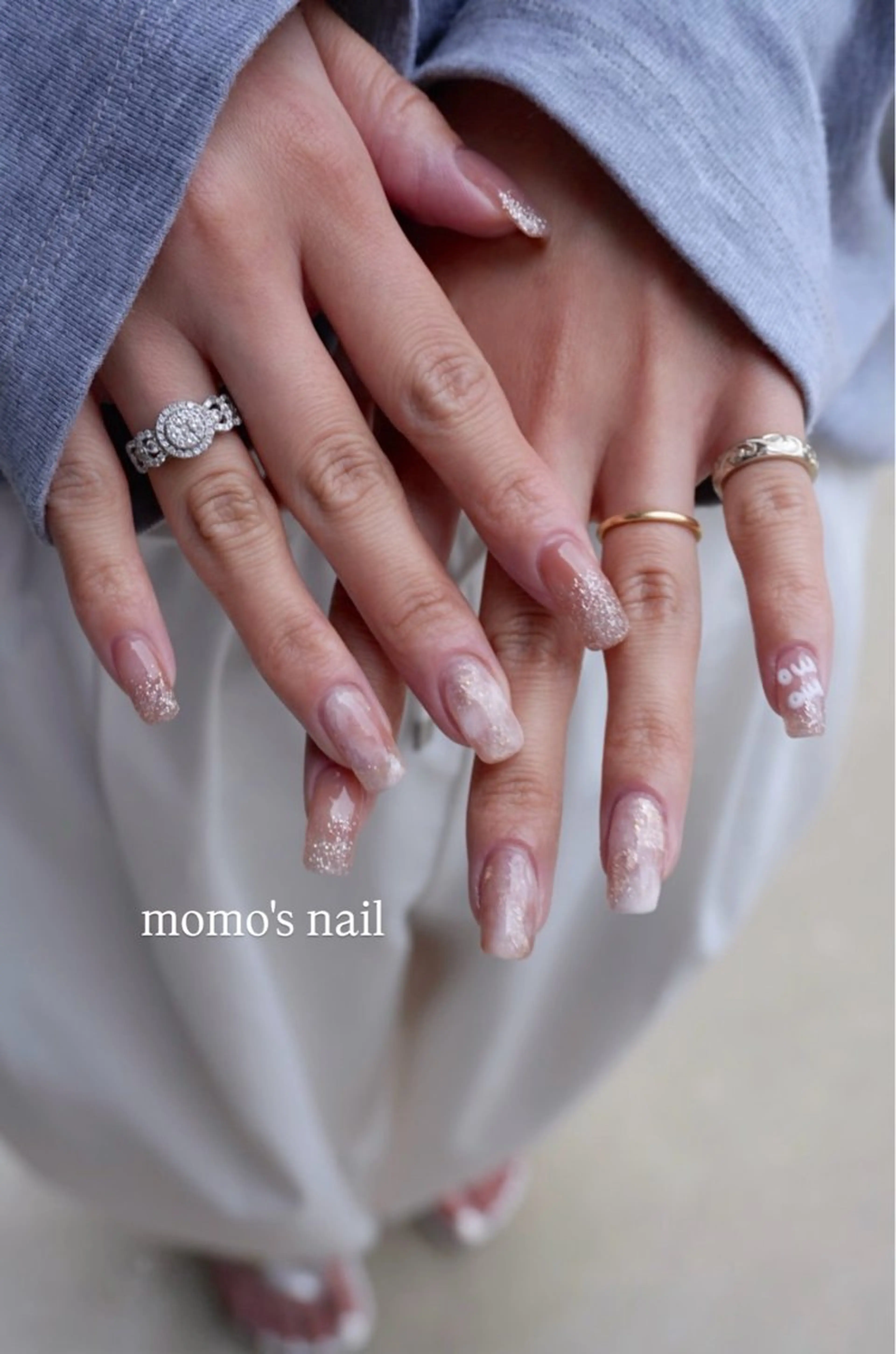 model価格✨ニュアンスネイル パーツつけ放題【オフ込み】の写真