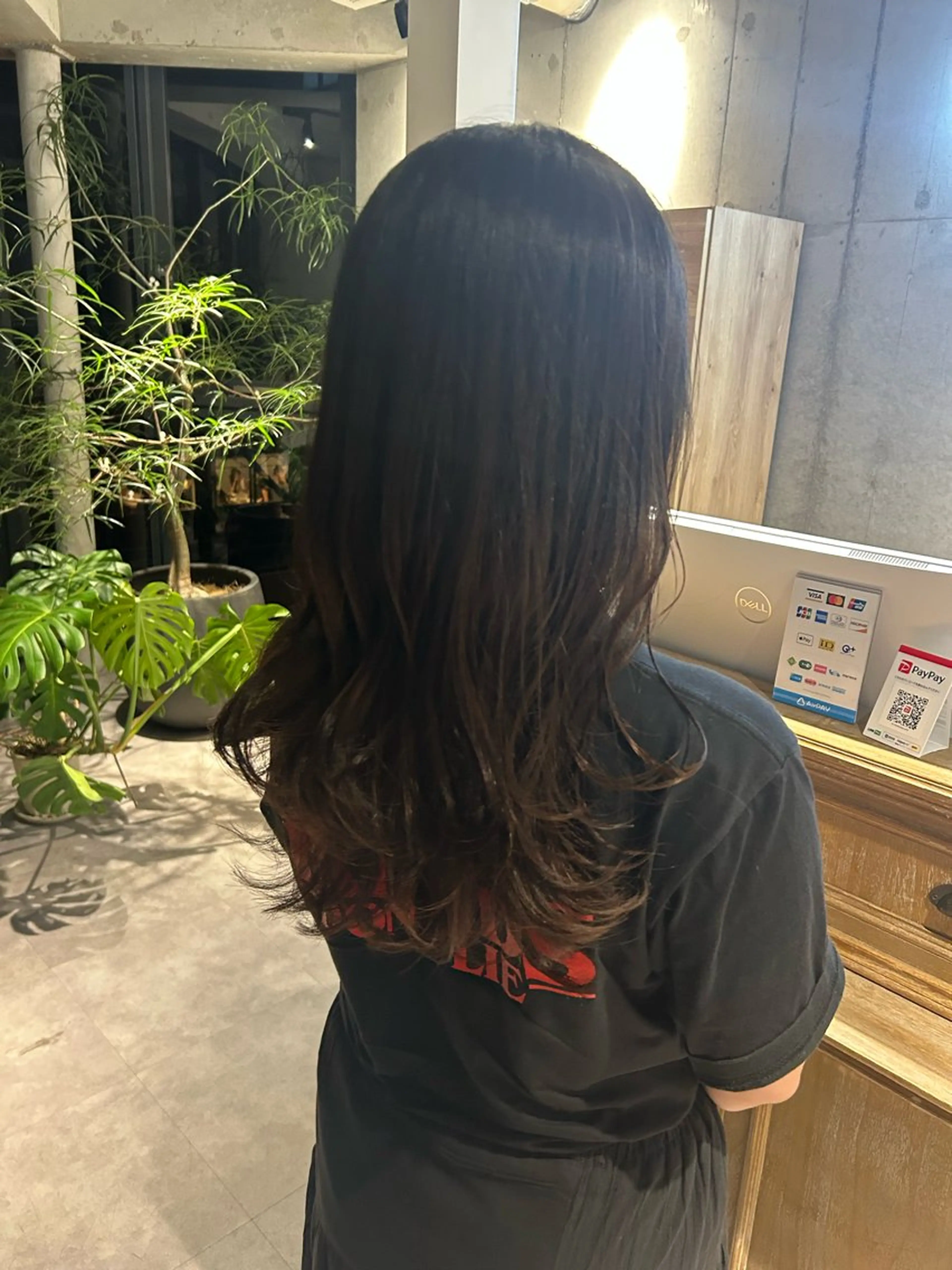 ロング カラー パーマ レイヤーカット 👒oikawa kaede🍃のヘアスタイル