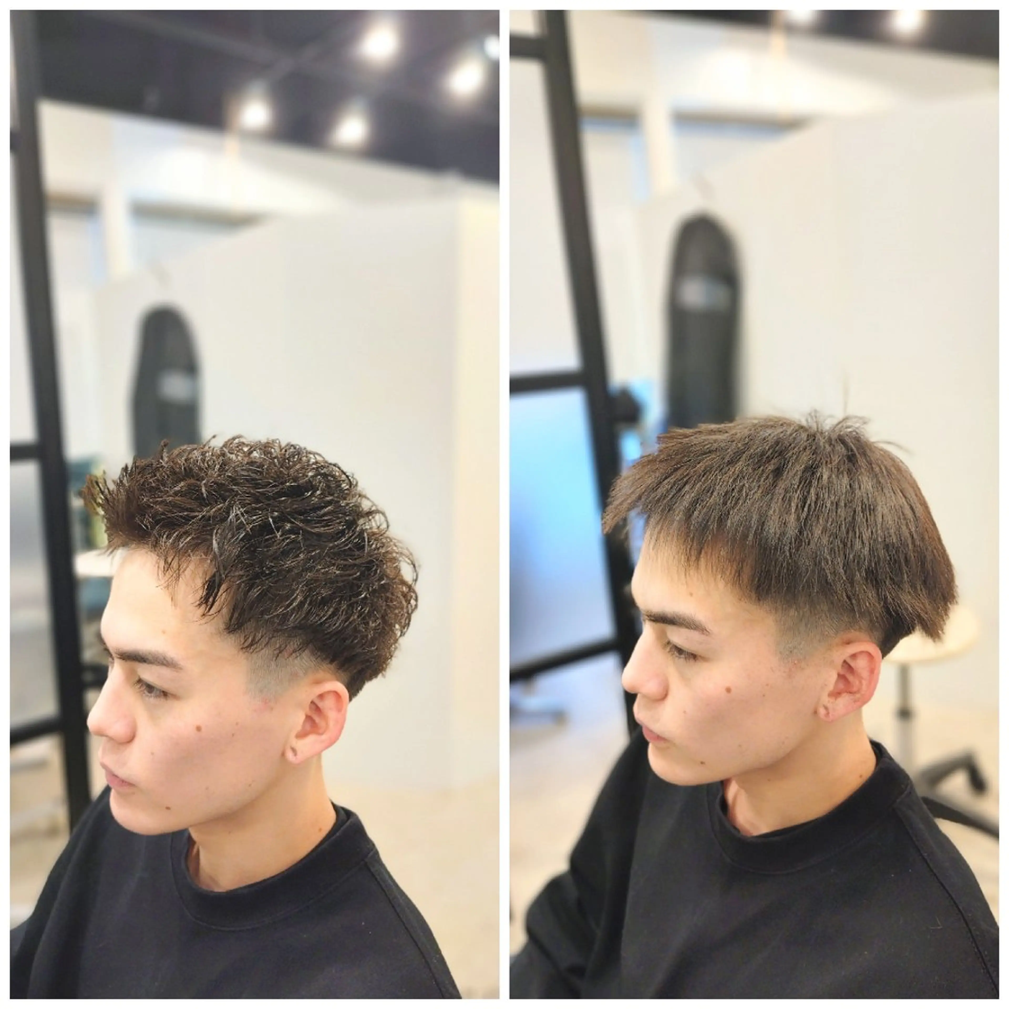 ショート パーマ BARBER/ 髪質改善/南慎也のヘアスタイル