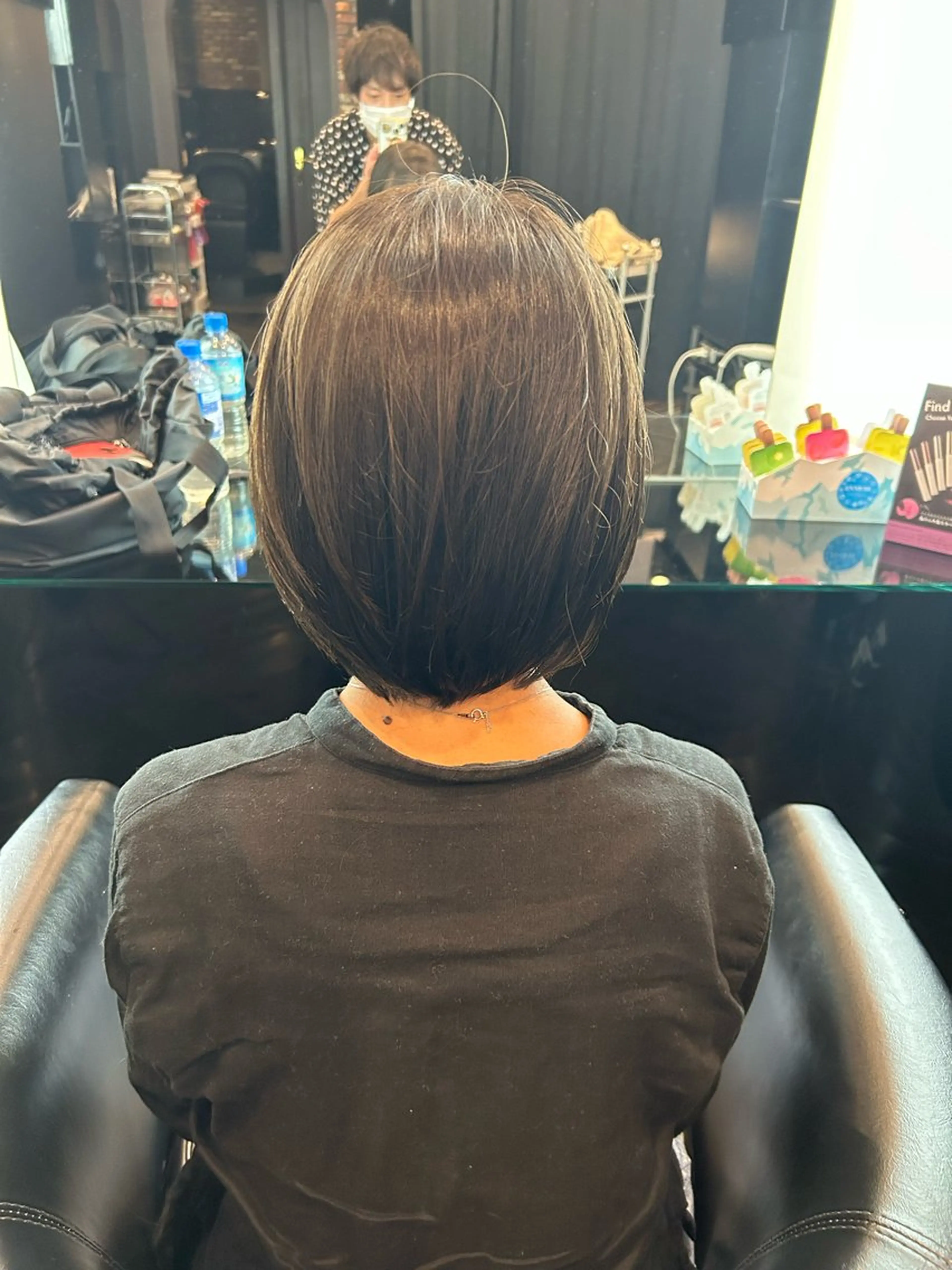 ミディアム 奥村 宏治のヘアスタイル