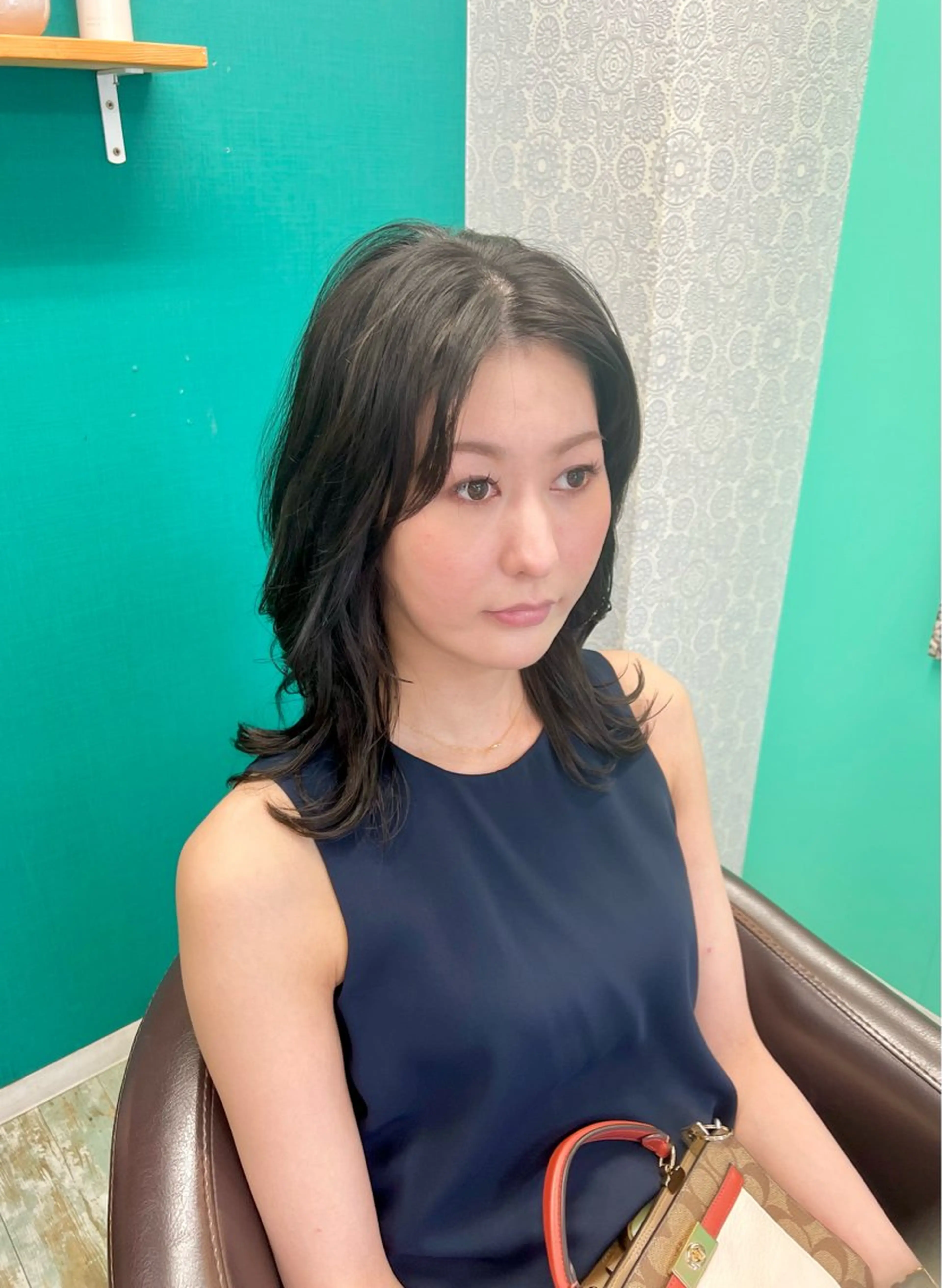 セミロング 田牧 みゆきのヘアスタイル