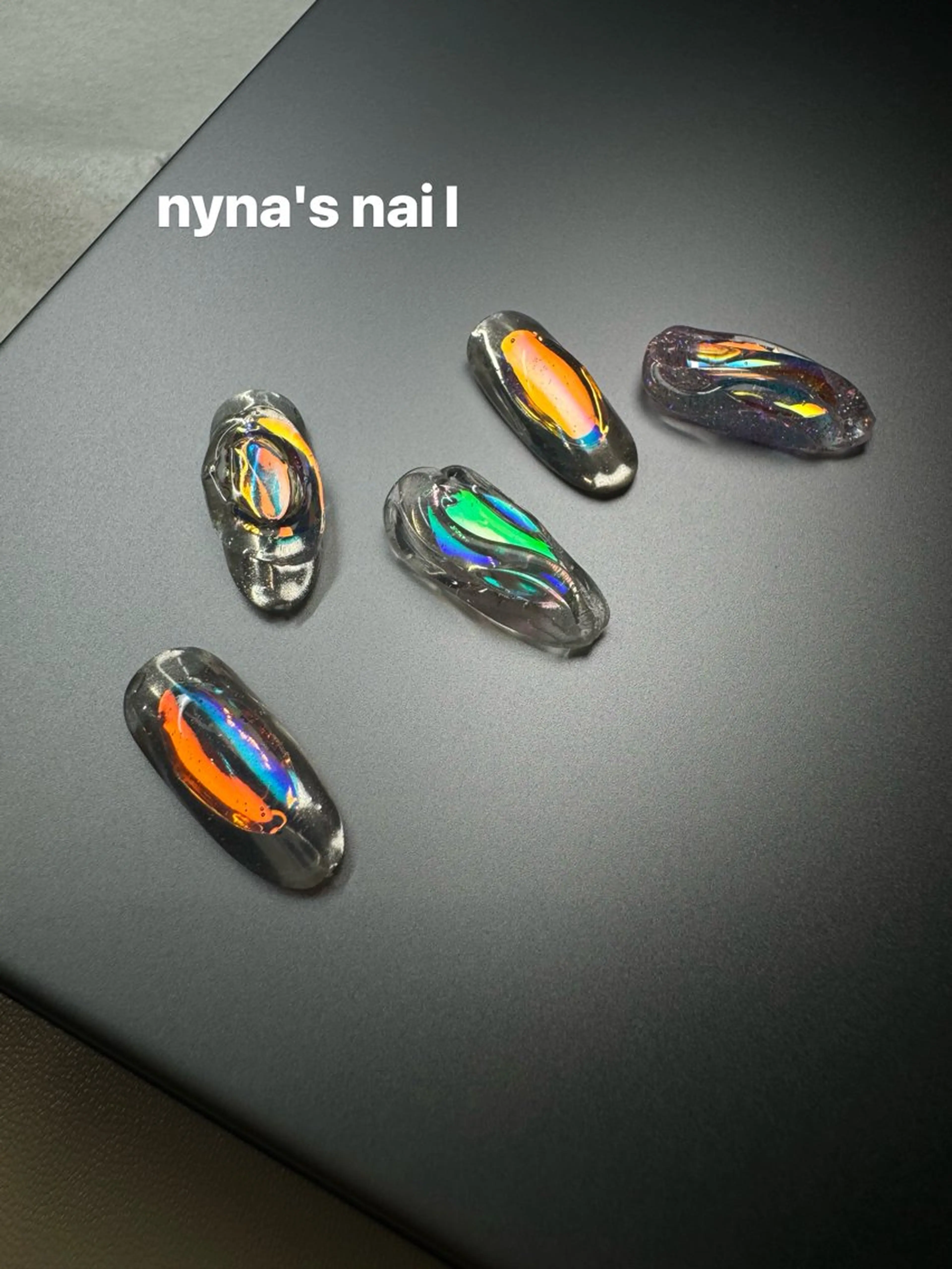 ネイル ハンドネイル 長さ出し専門 nynaのネイルデザイン