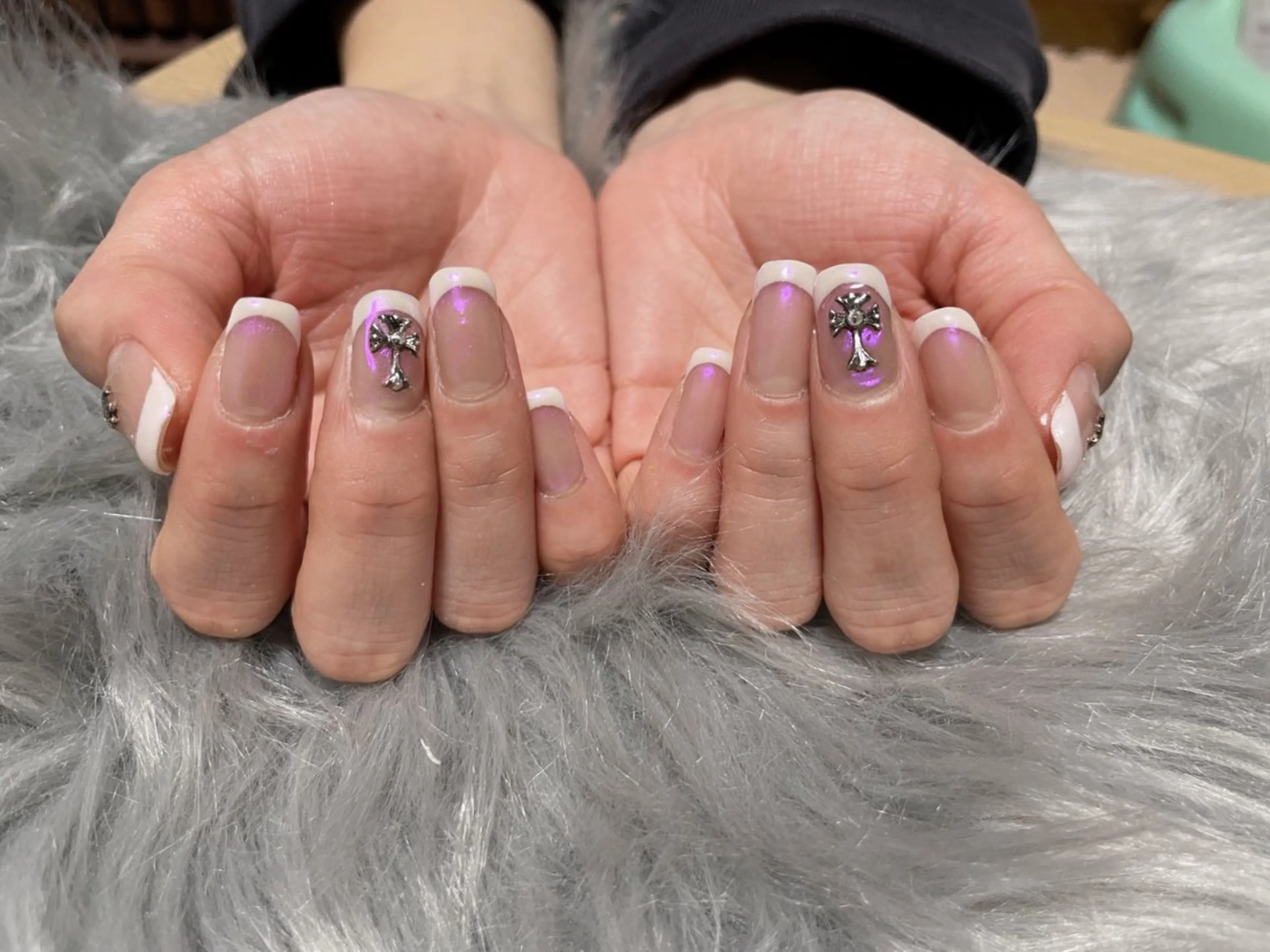 ネイル フレンチネイル ジェルネイル オフィスネイル パラジェル シンプルネイル ハンドネイル BLANC.nail所属・BLANC.nail yuuのネイルデザイン