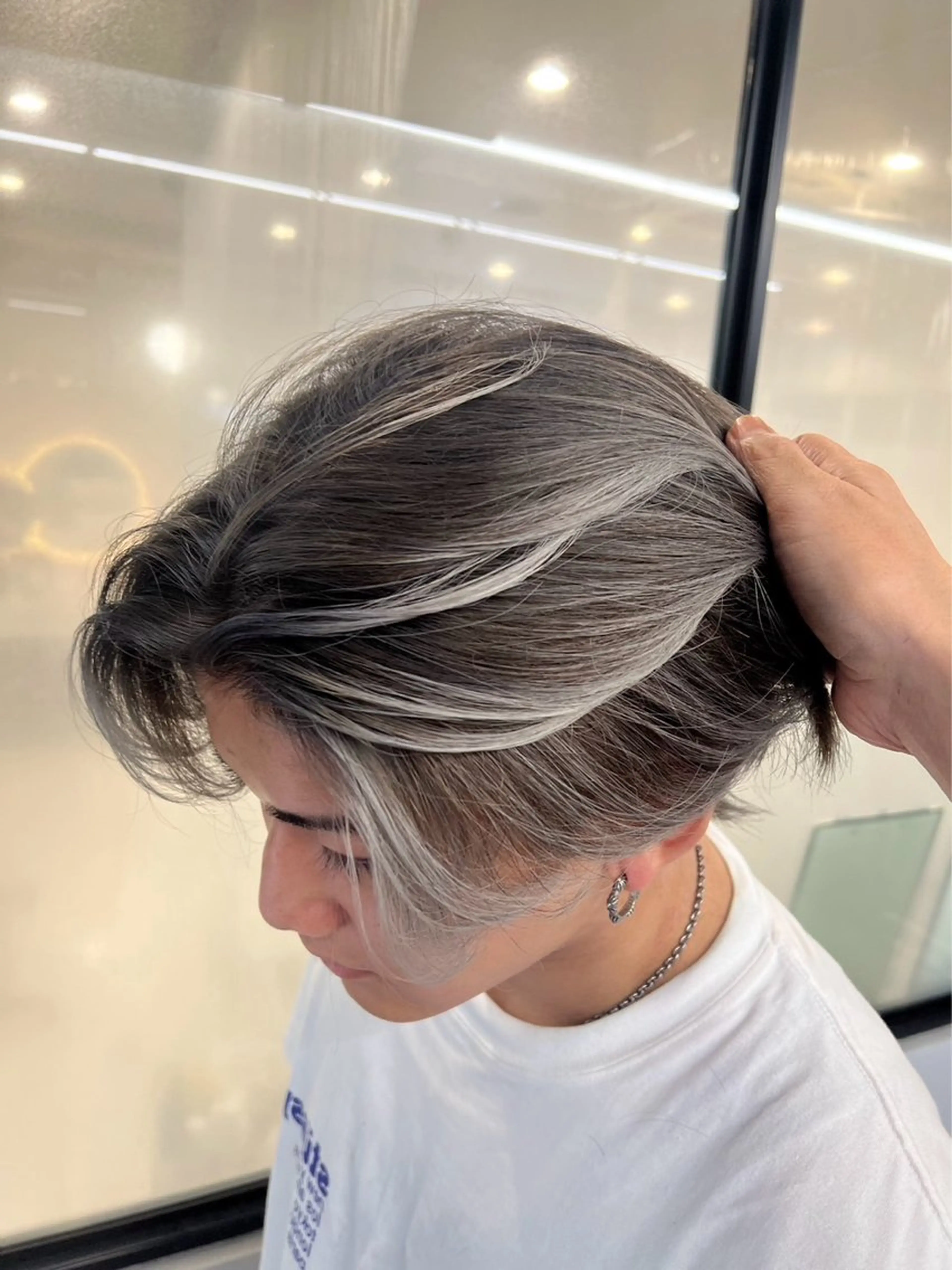 メンズ メンズバレイヤージュ エクステ/ハイトーン レイヤーHIROのヘアスタイル