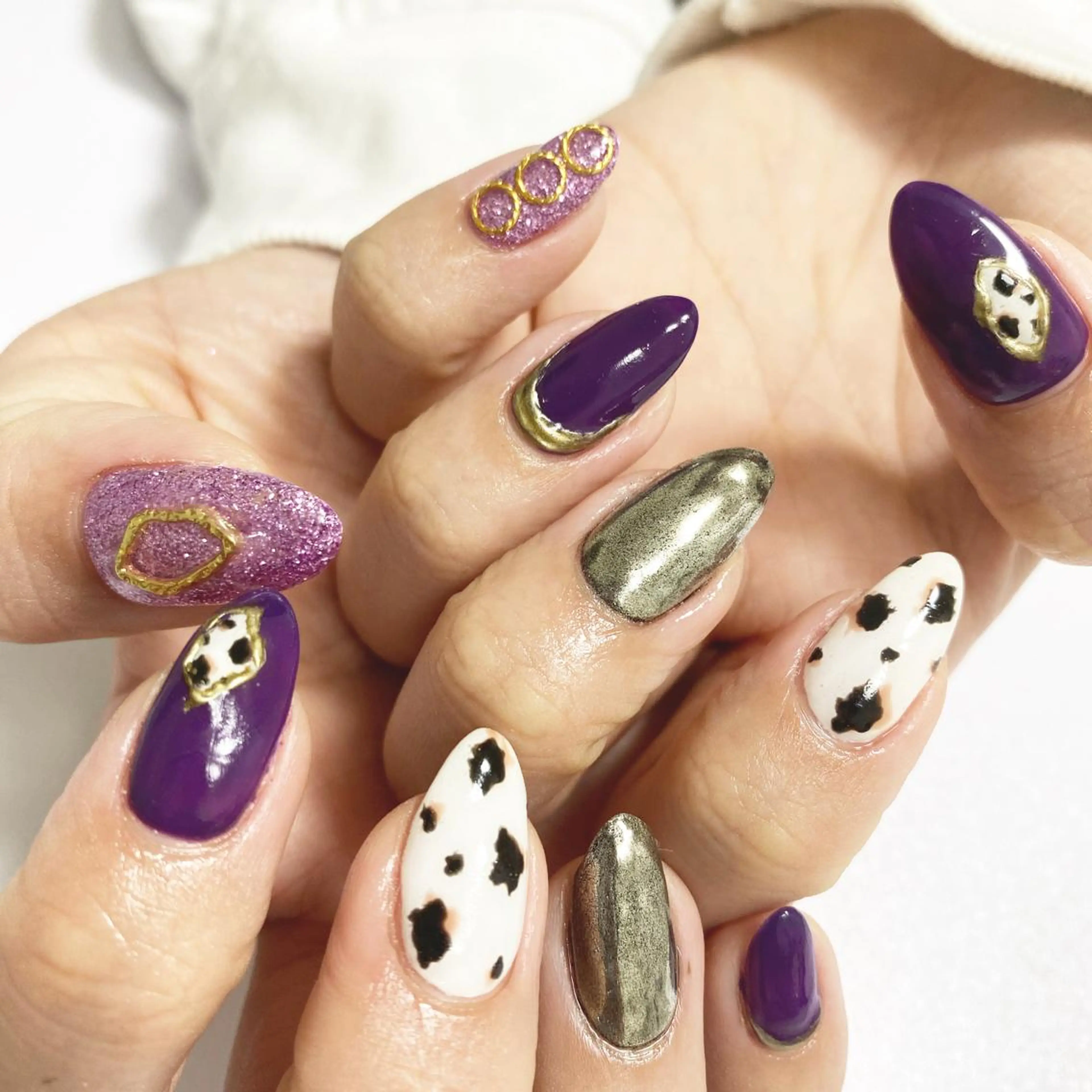 ネイル 持ち込み 大城 裕麻のネイルデザイン