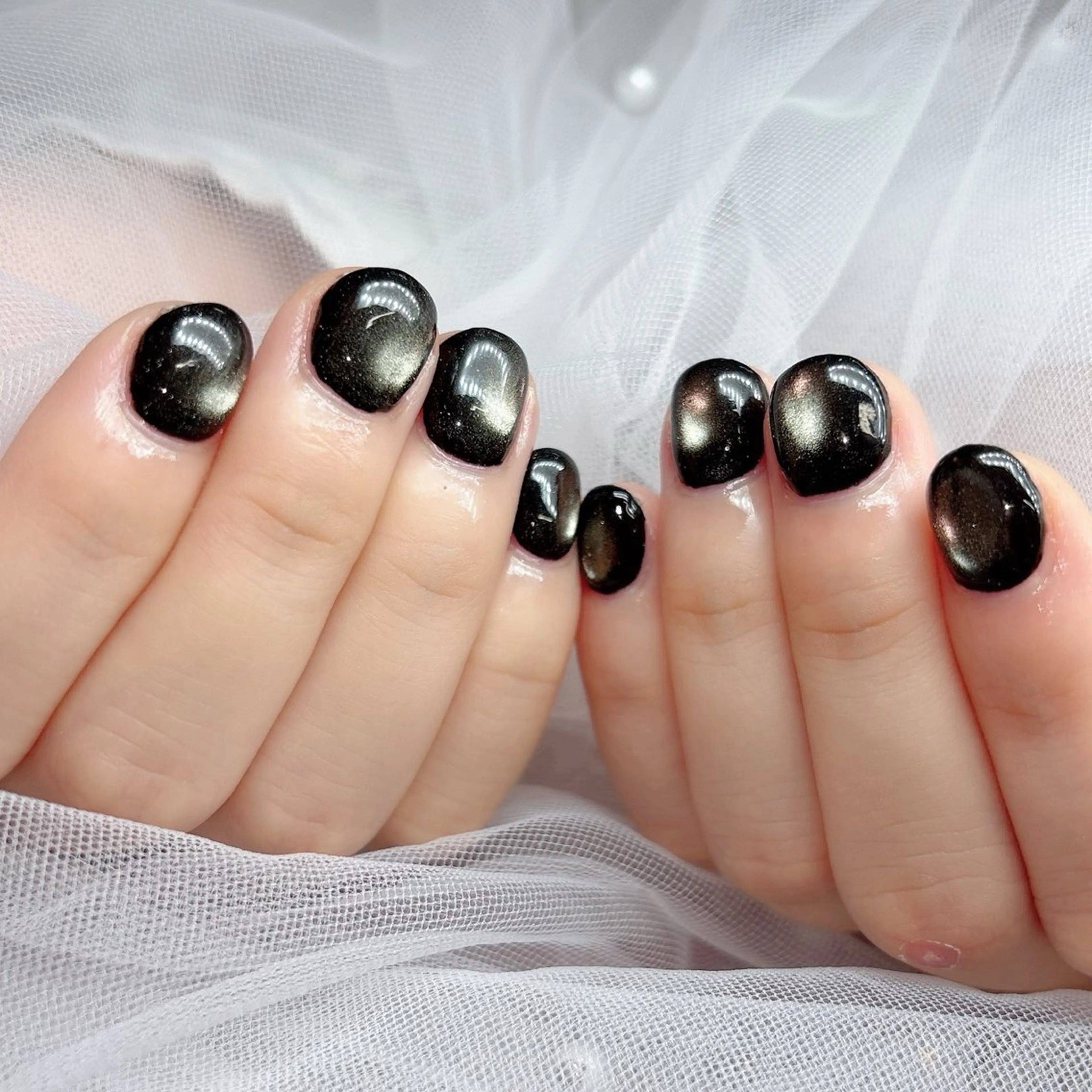 ネイル マグネットネイル ワンカラーネイル ハンドネイル フットネイル ハンドケア 心斎橋Salon Epokkuのネイルデザイン