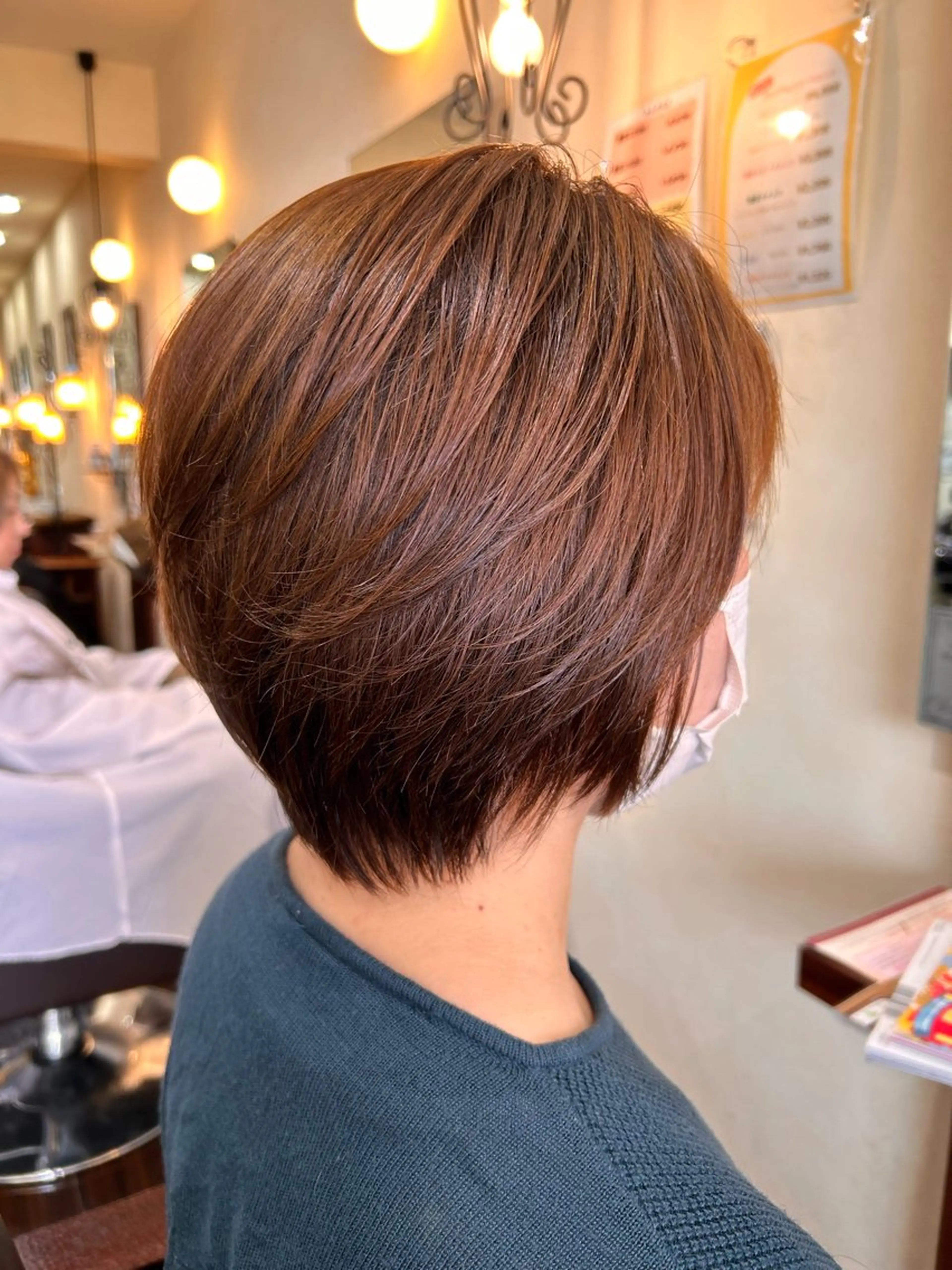 ショート 丸みショート ショートヘア 松田 佳純のヘアスタイル