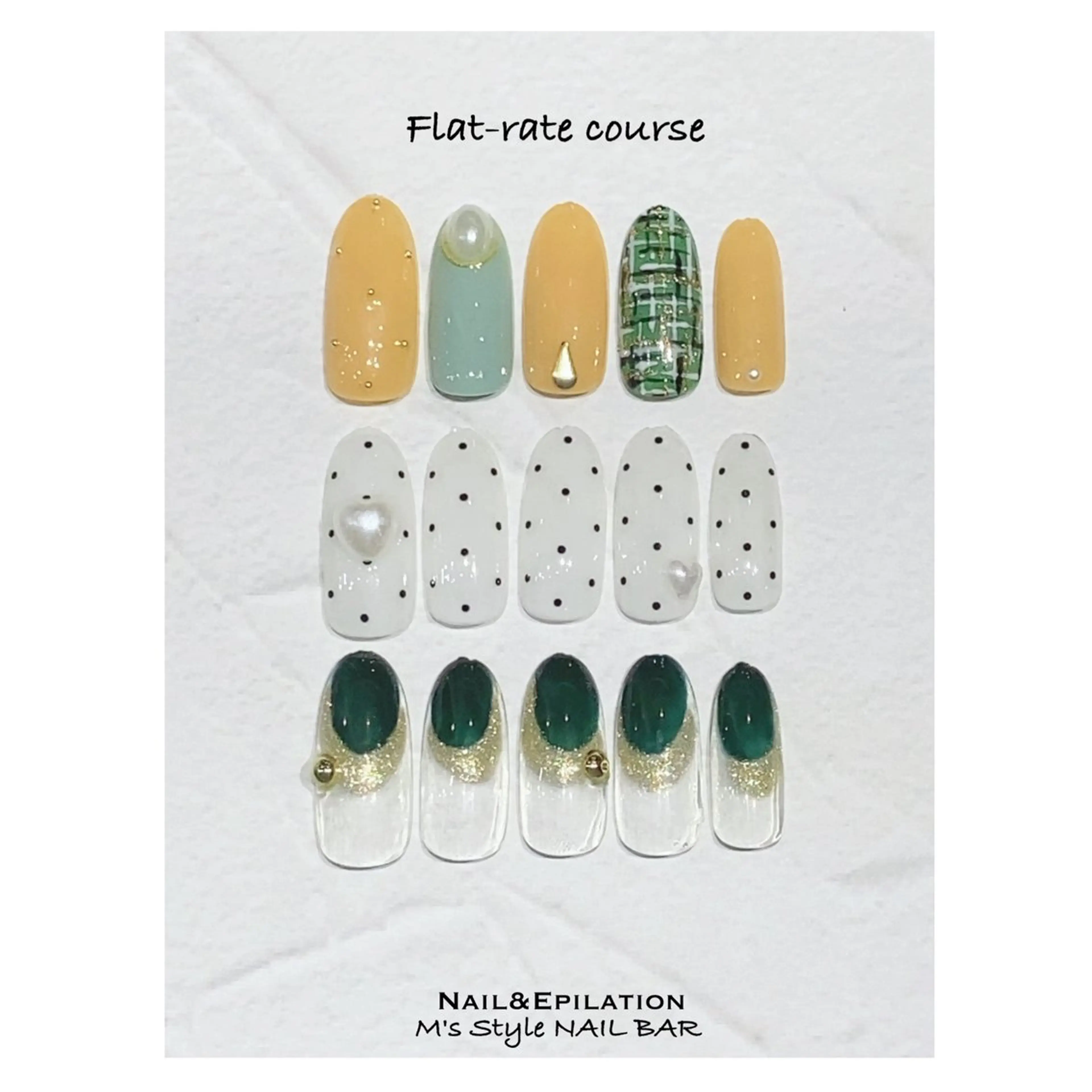 ネイル アートネイル ジェルネイル ストーンネイル ハンドネイル M's Style NAIL BARのネイルデザイン