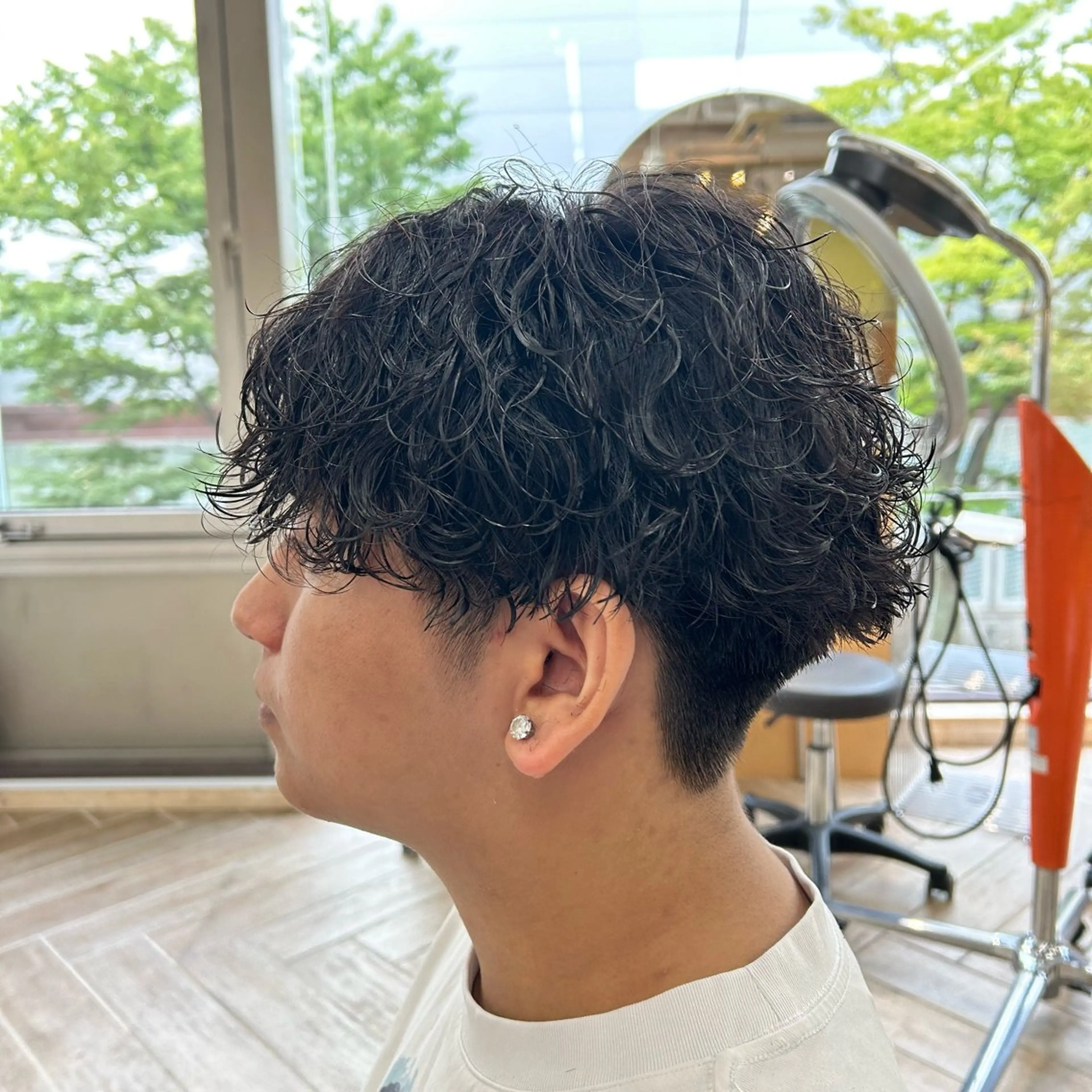 パーマ 新潟/万代/レイヤー 韓国風/明間未来のヘアスタイル