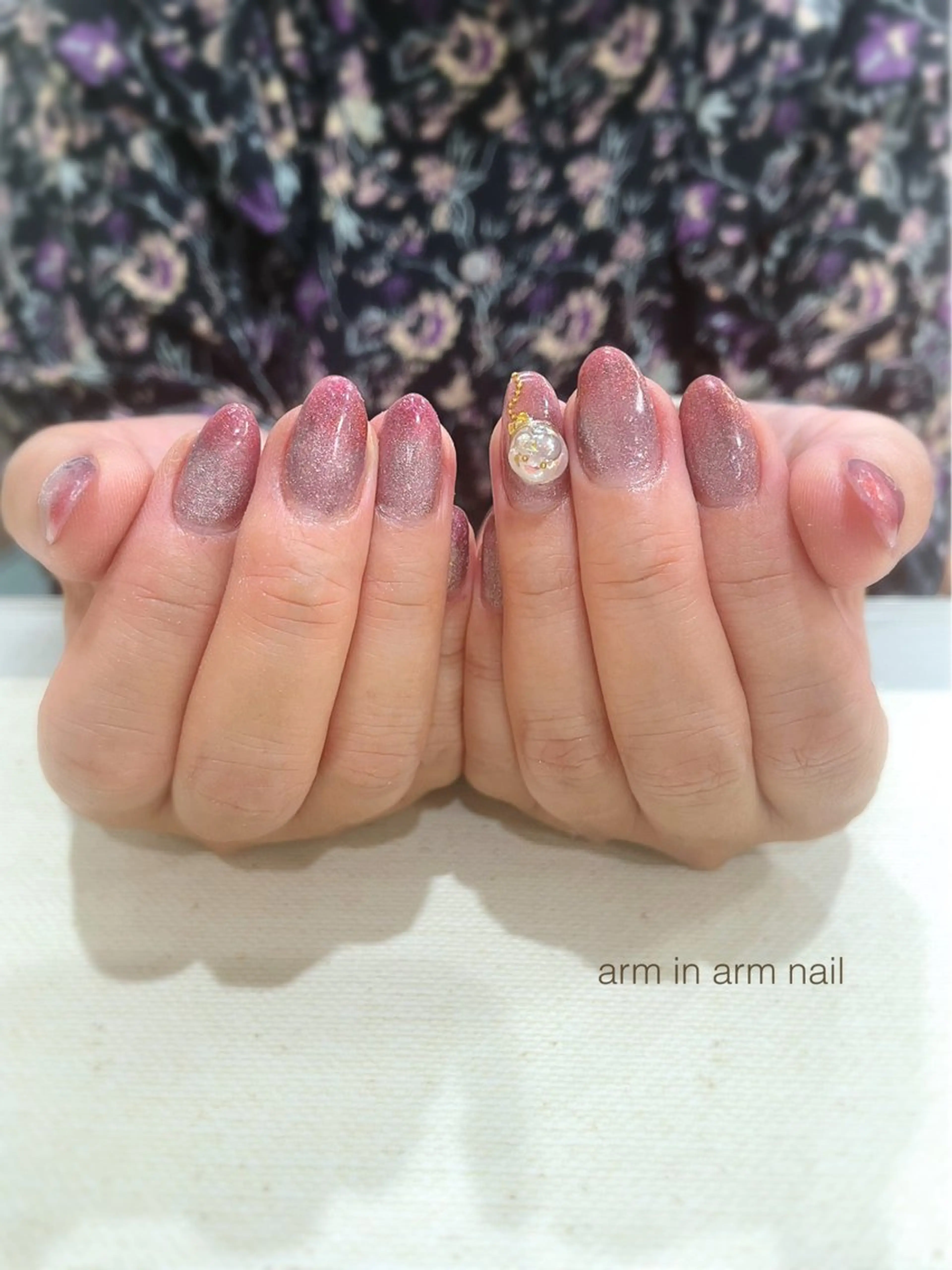 ネイル arm in arm ︎✿Yamamotoのマツエク・マツパデザイン